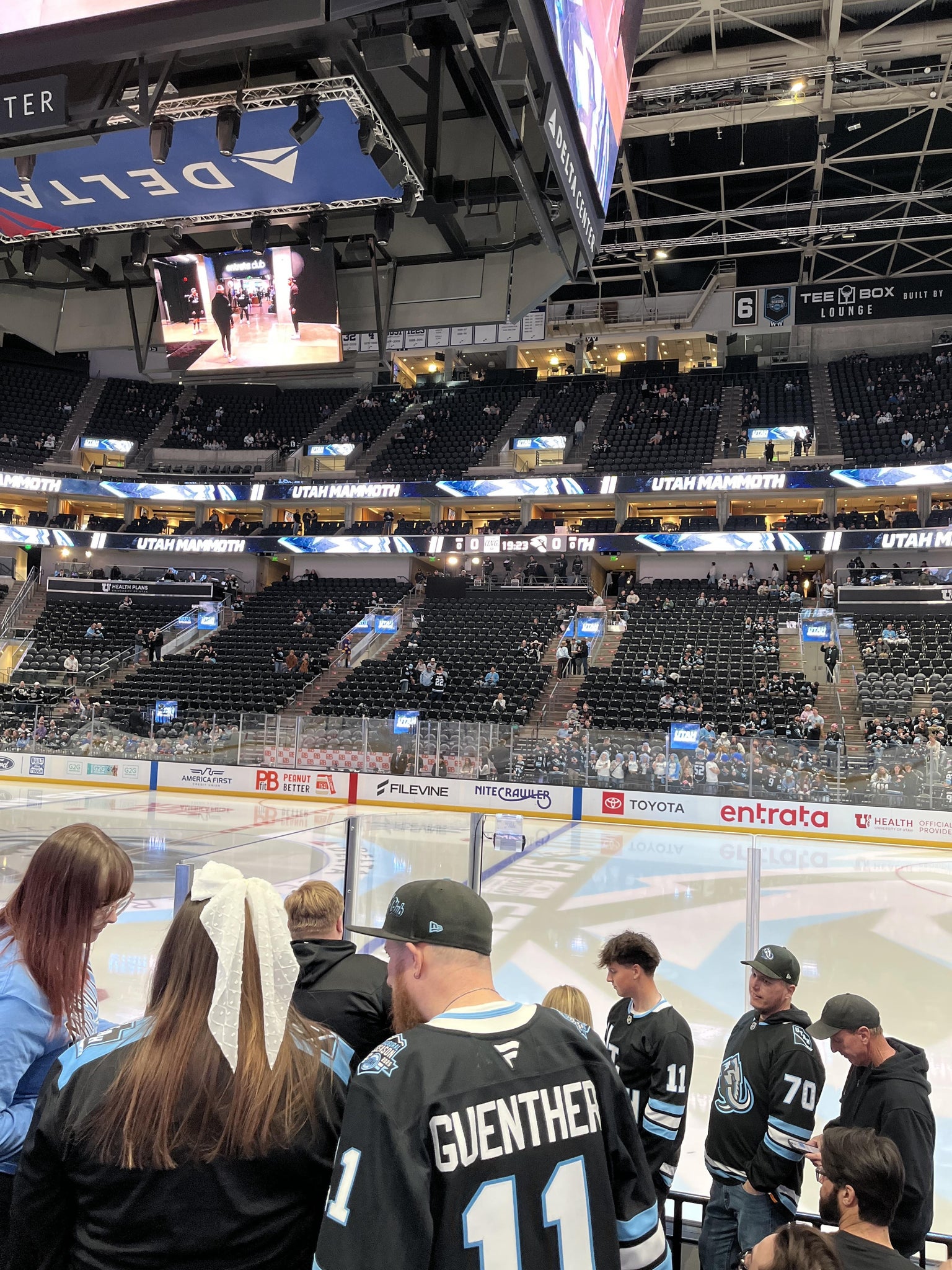 Real Fan View taken from Section 6 at Delta Center by Greg S