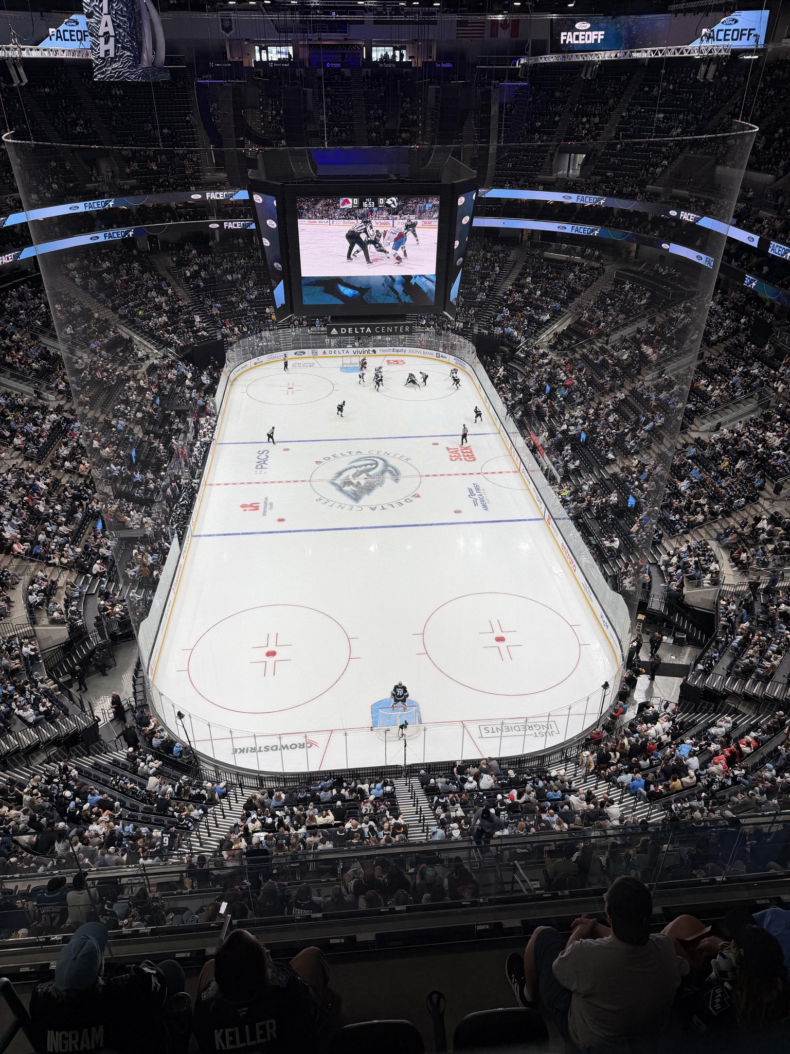 Real Fan View taken from Section 601 at Delta Center by Jeremy L