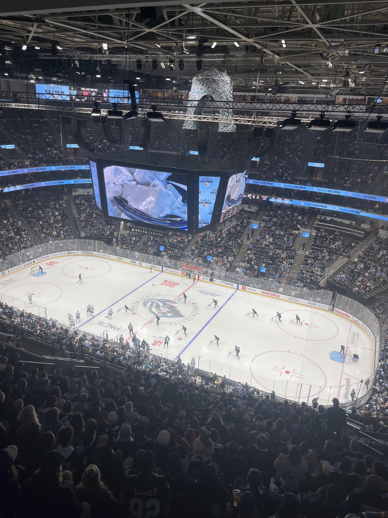 Real Fan View taken from Section 609 at Delta Center by Nick V