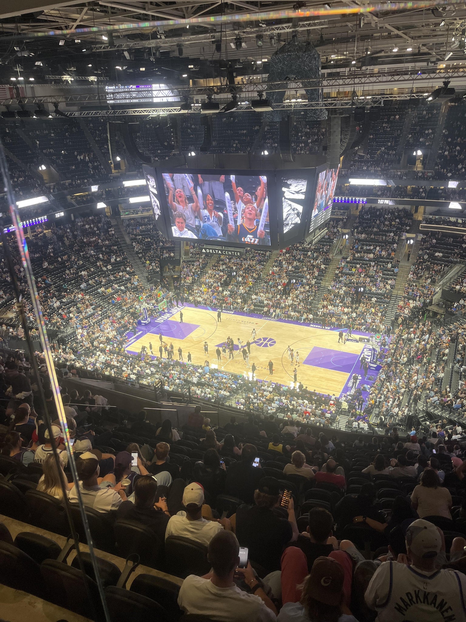 Real Fan View taken from Section 609 at Delta Center by Jenelle B