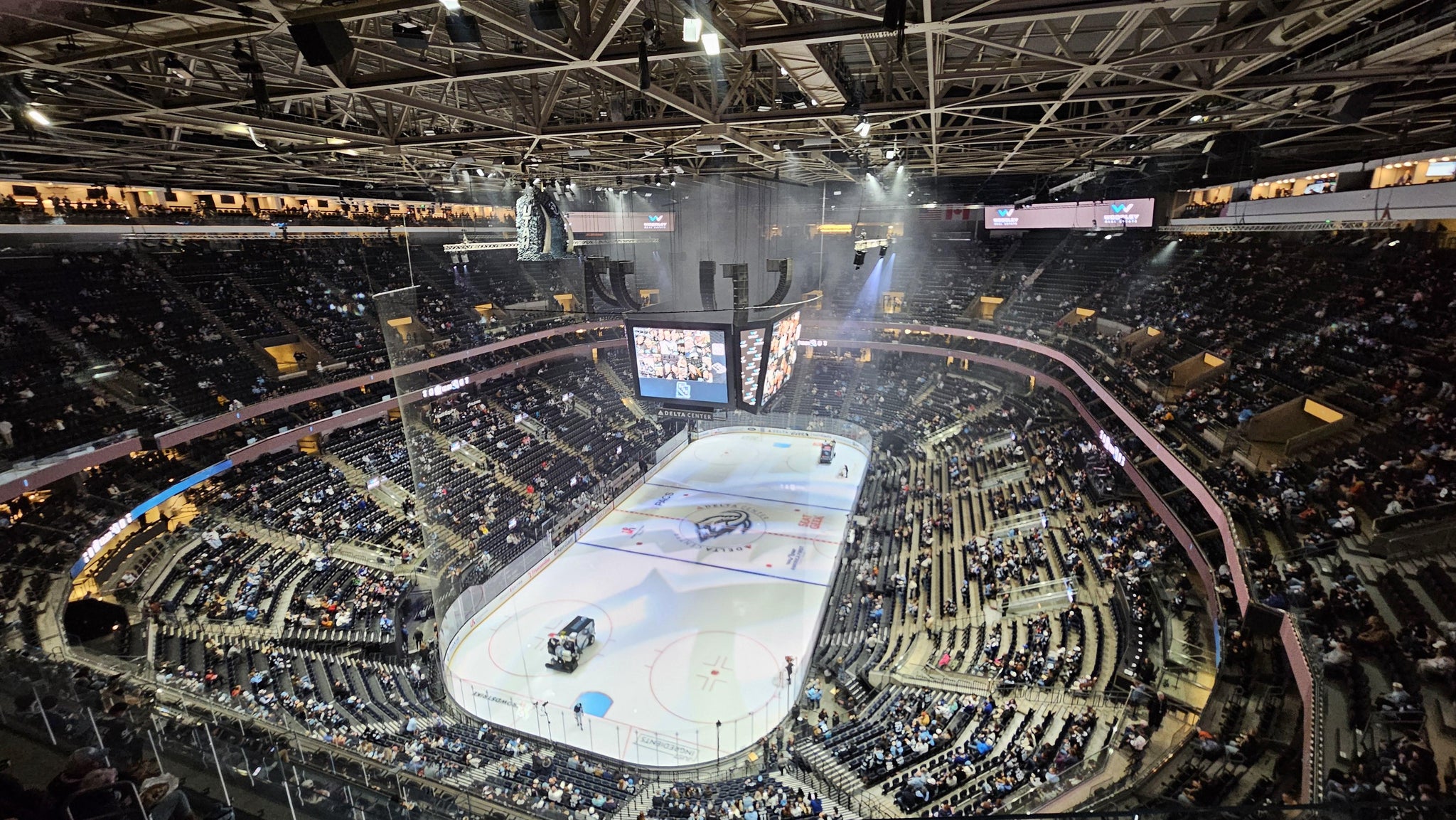 Real Fan View taken from Section 641 at Delta Center by Robert B