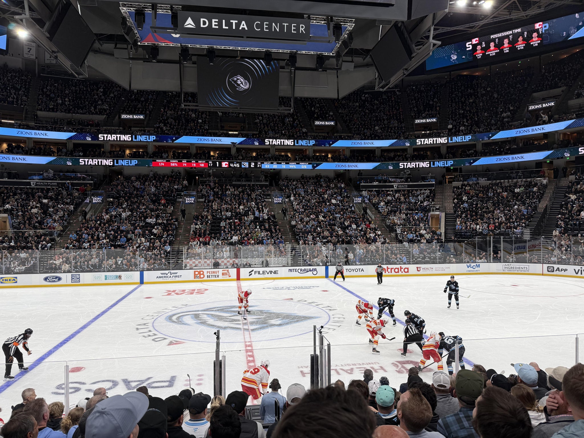 Real Fan View taken from Section 7 at Delta Center by Mark C