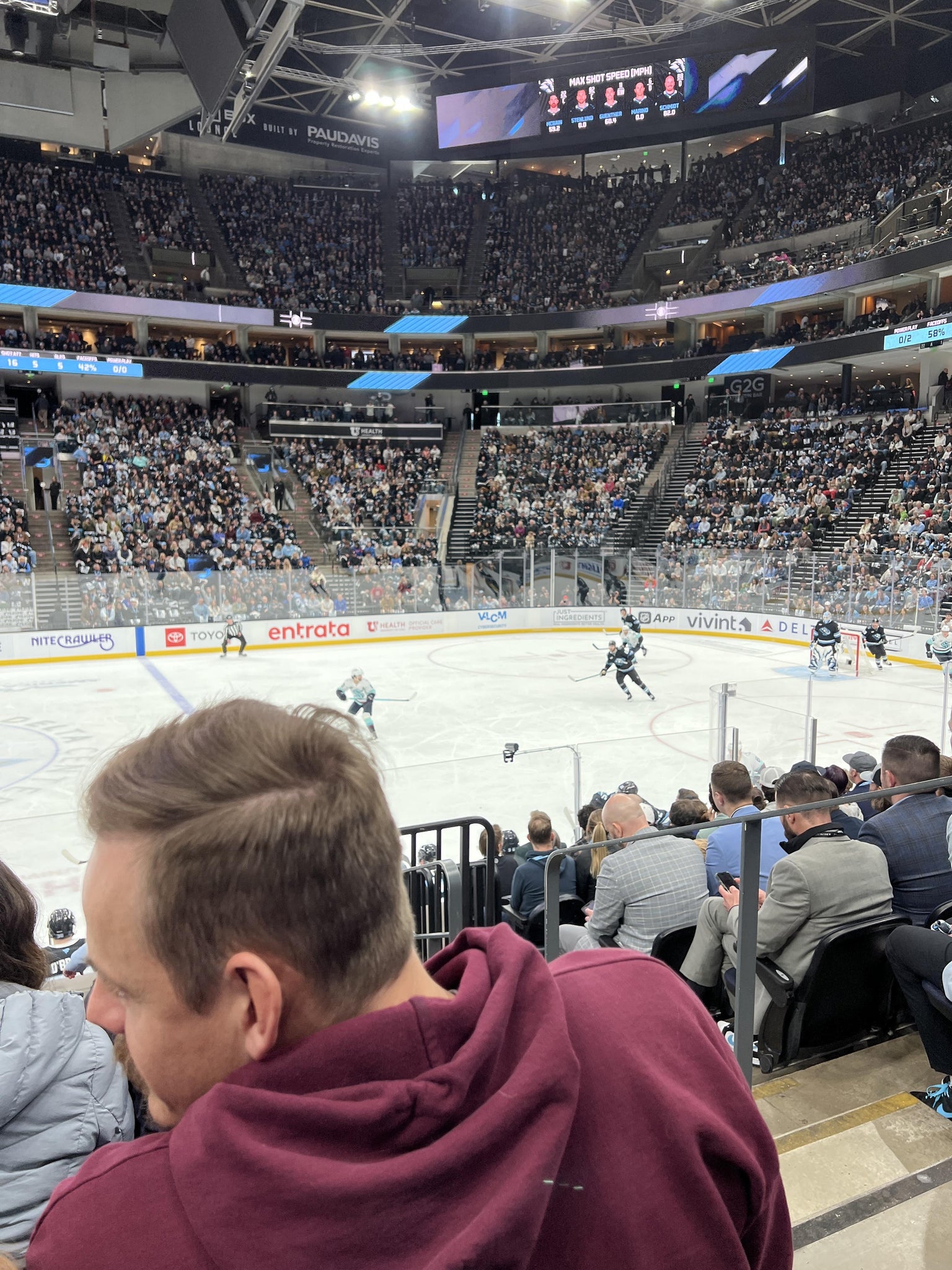 Real Fan View taken from Section 7 at Delta Center by Josh M