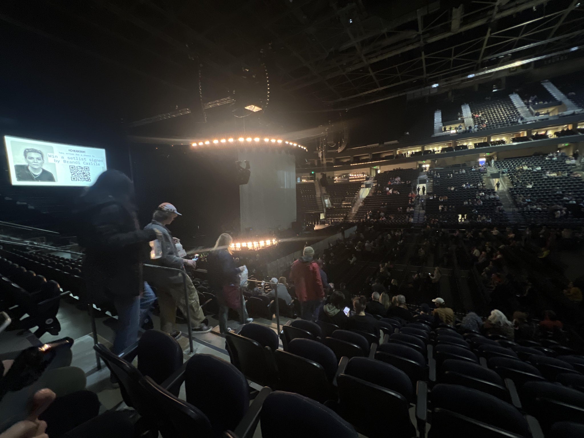 Real Fan View taken from Section 7 at Delta Center by Donald K