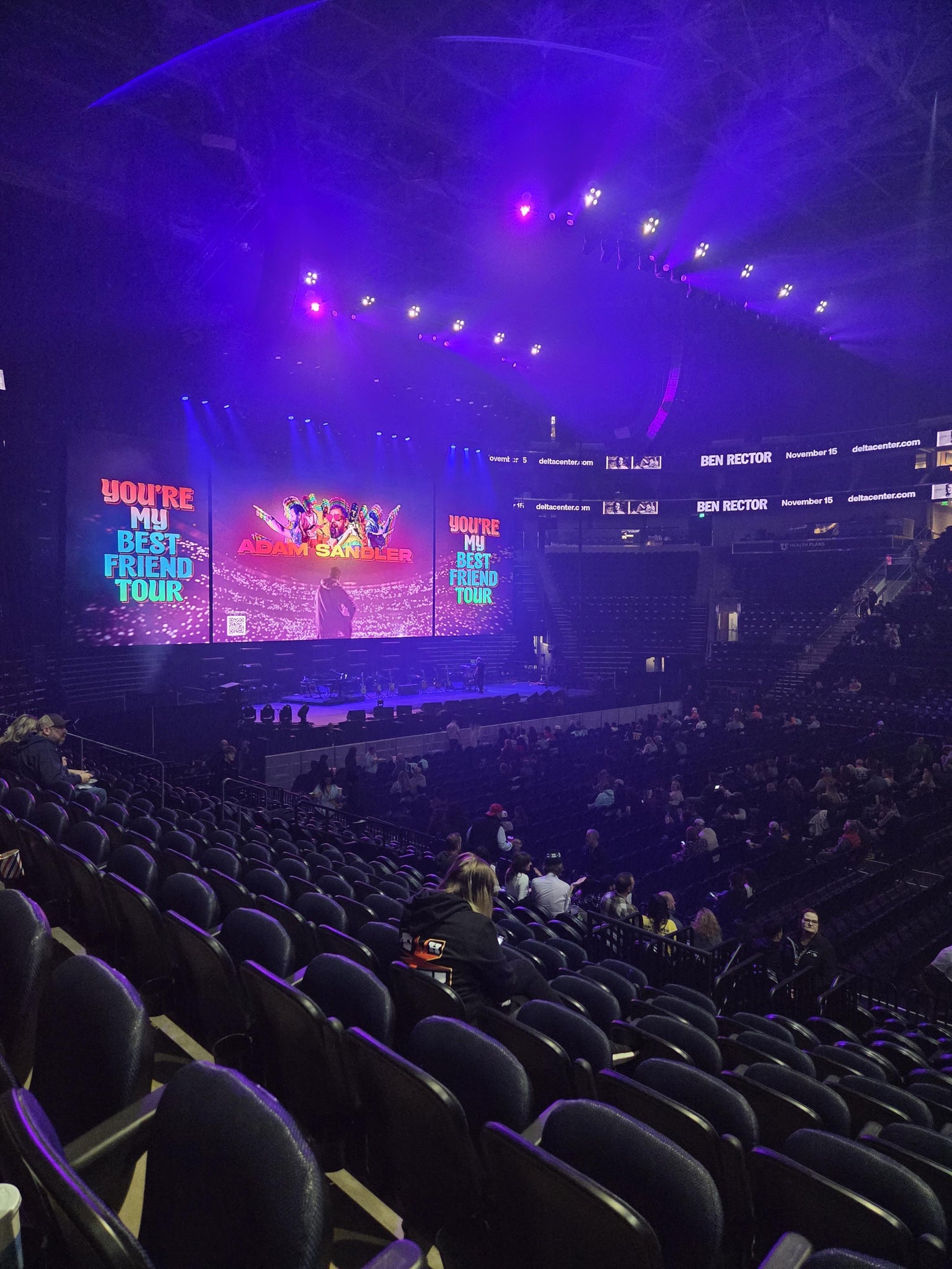 Real Fan View taken from Section 7 at Delta Center by Janessa H