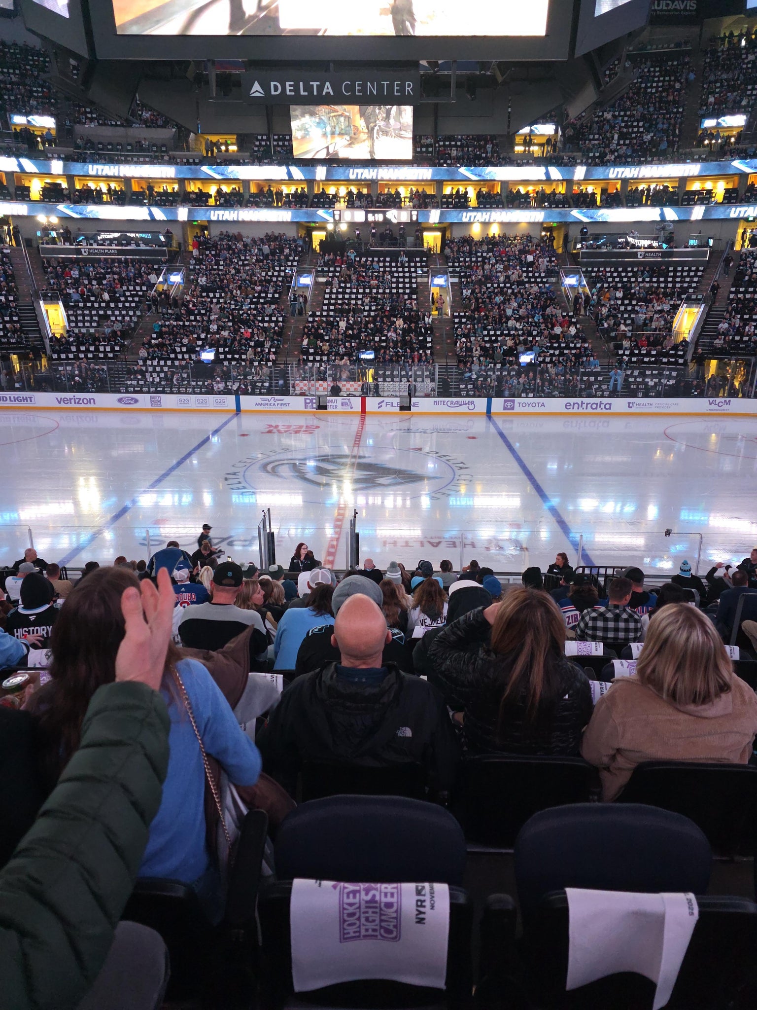 Real Fan View taken from Section 7 at Delta Center by Tyson D