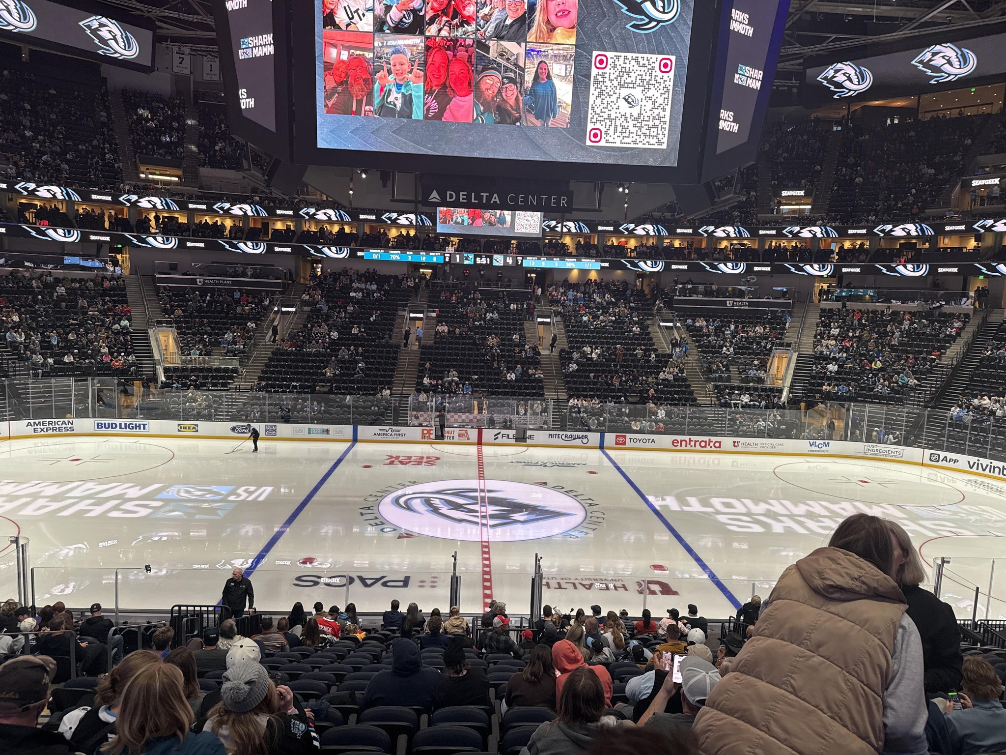 Real Fan View taken from Section 7 at Delta Center by Anonymous User