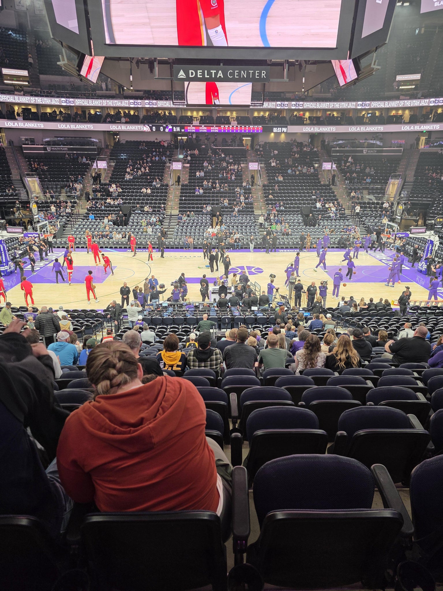 Real Fan View taken from Section 7 at Delta Center by Dionna P