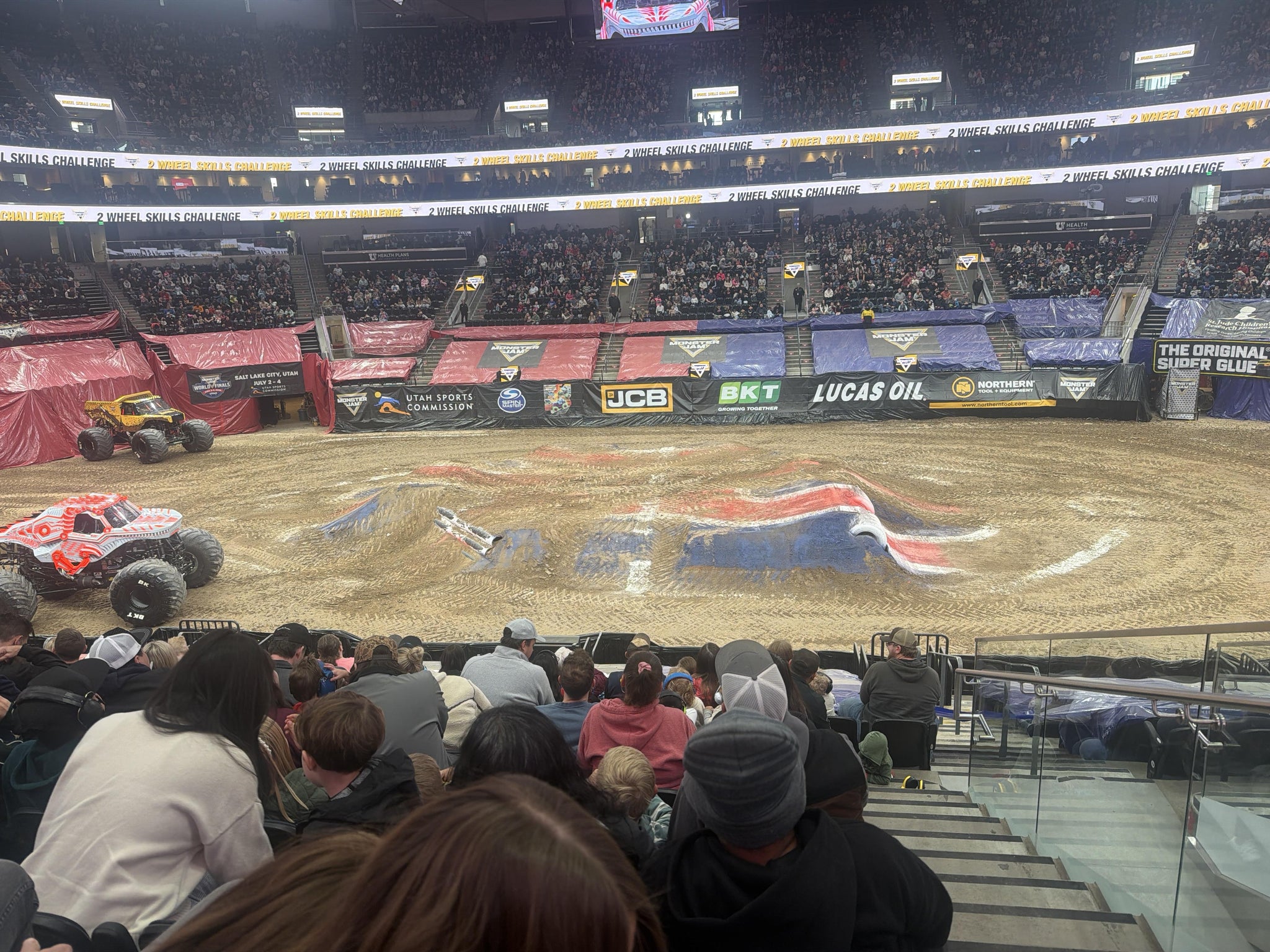Real Fan View taken from Section 7 at Delta Center by Jacob R