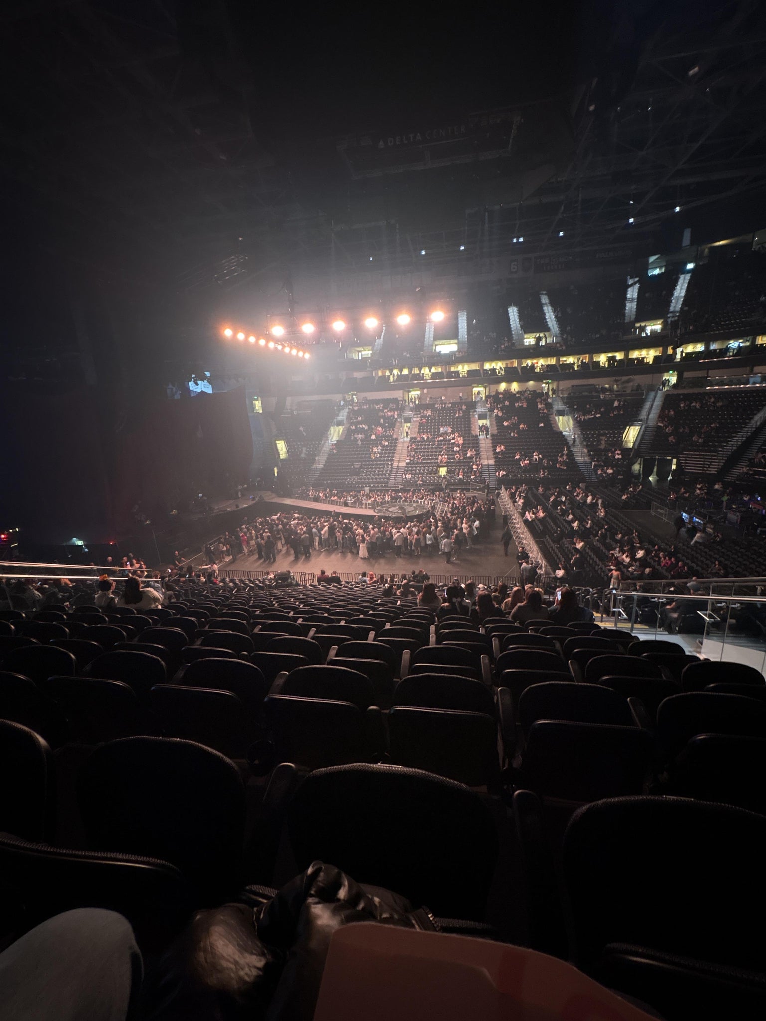 Real Fan View taken from Section 7 at Delta Center by Erica P