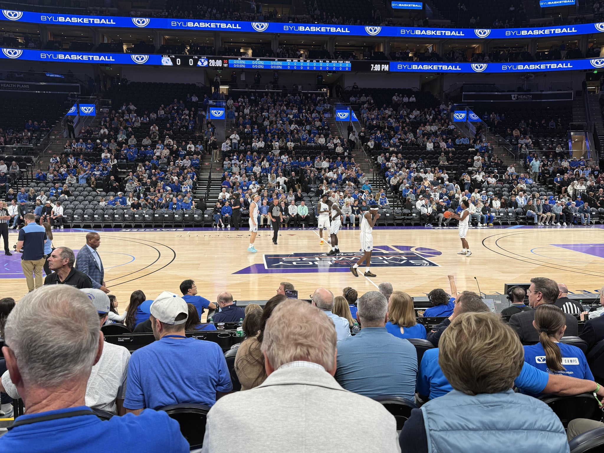 Real Fan View taken from Section 7 at Delta Center by Jonathan O