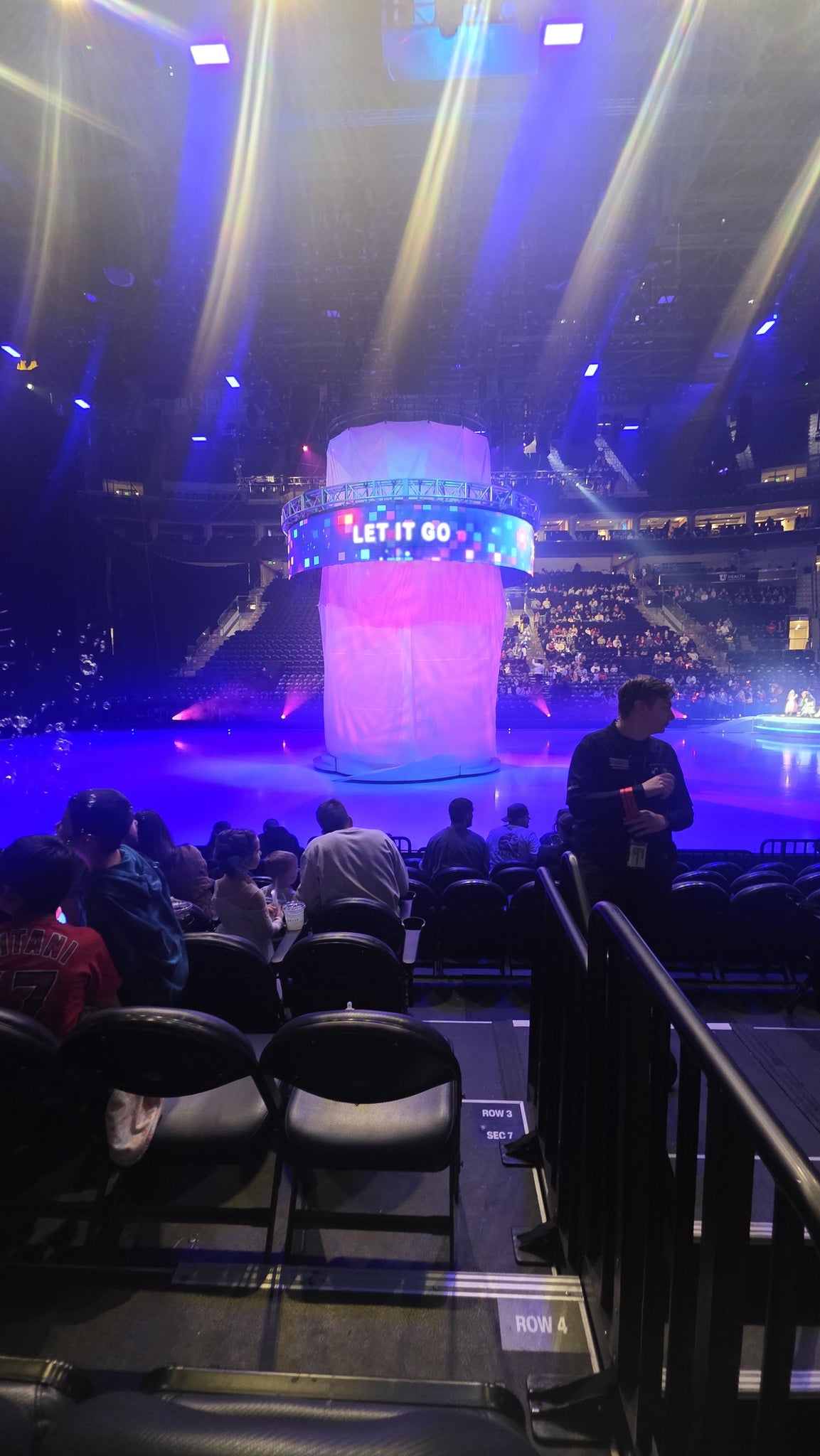 Real Fan View taken from Section 7 at Delta Center by Nely C