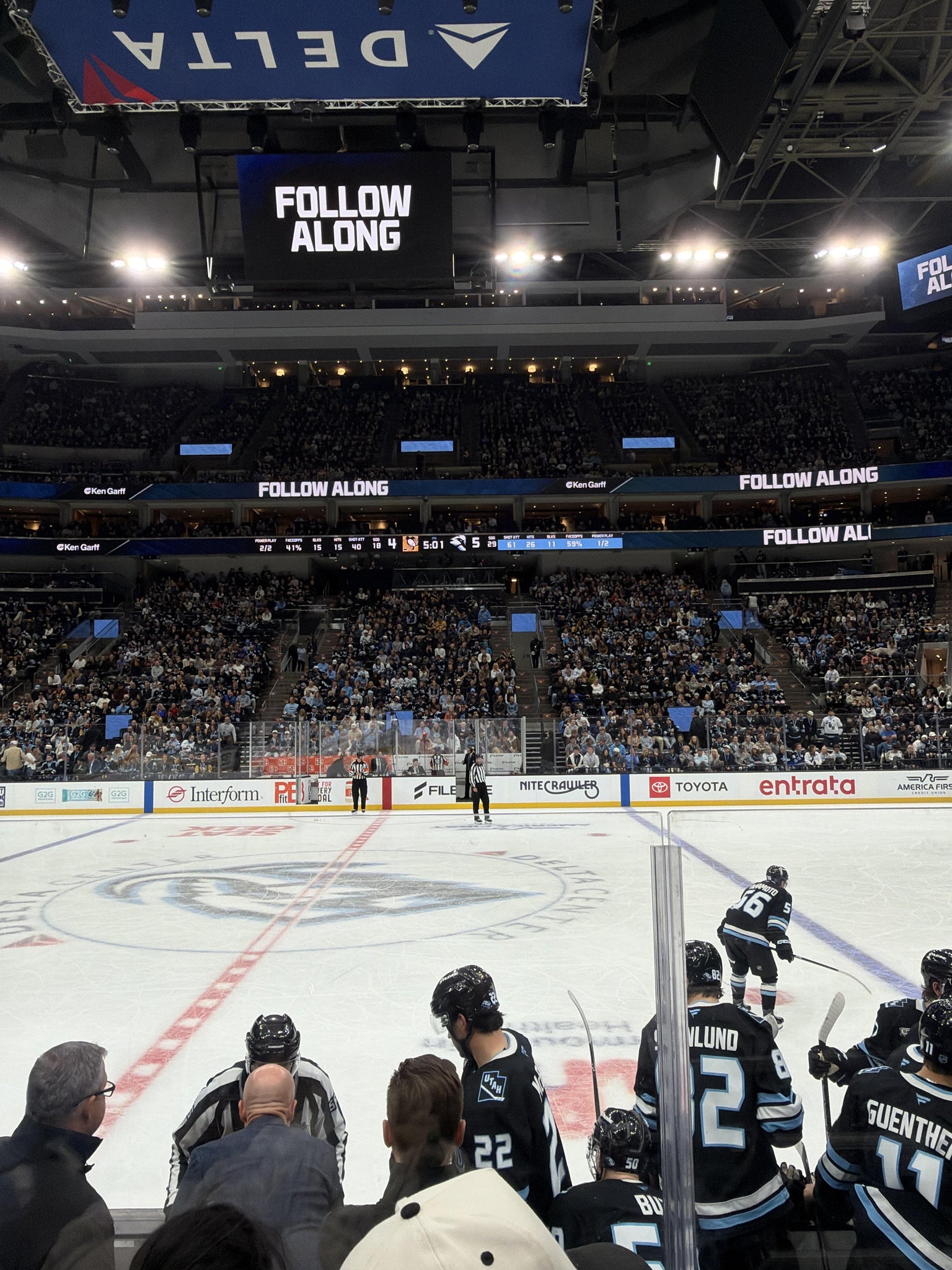 Real Fan View taken from Section 7 at Delta Center by Eli V