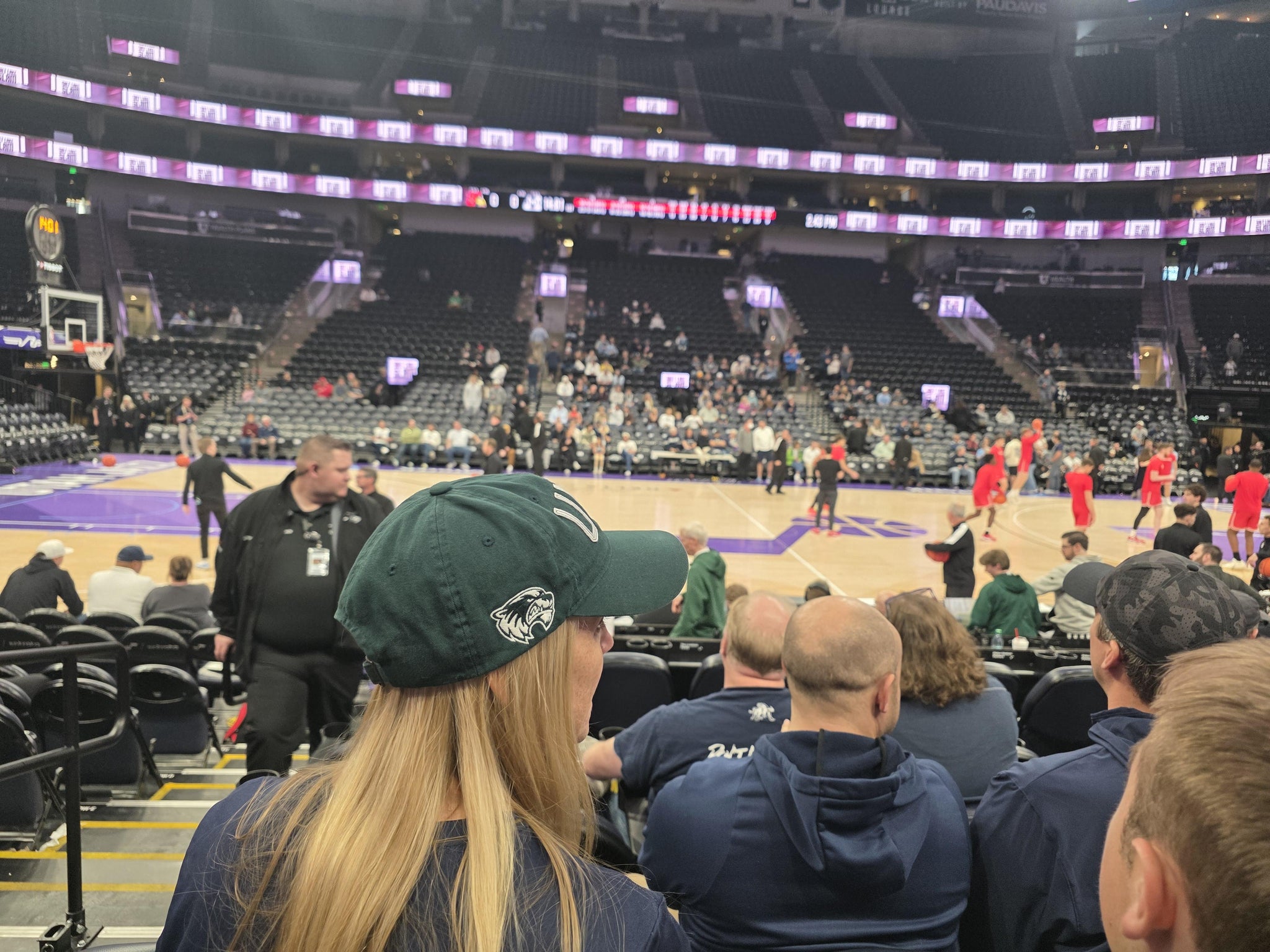 Real Fan View taken from Section 7 at Delta Center by Anonymous User