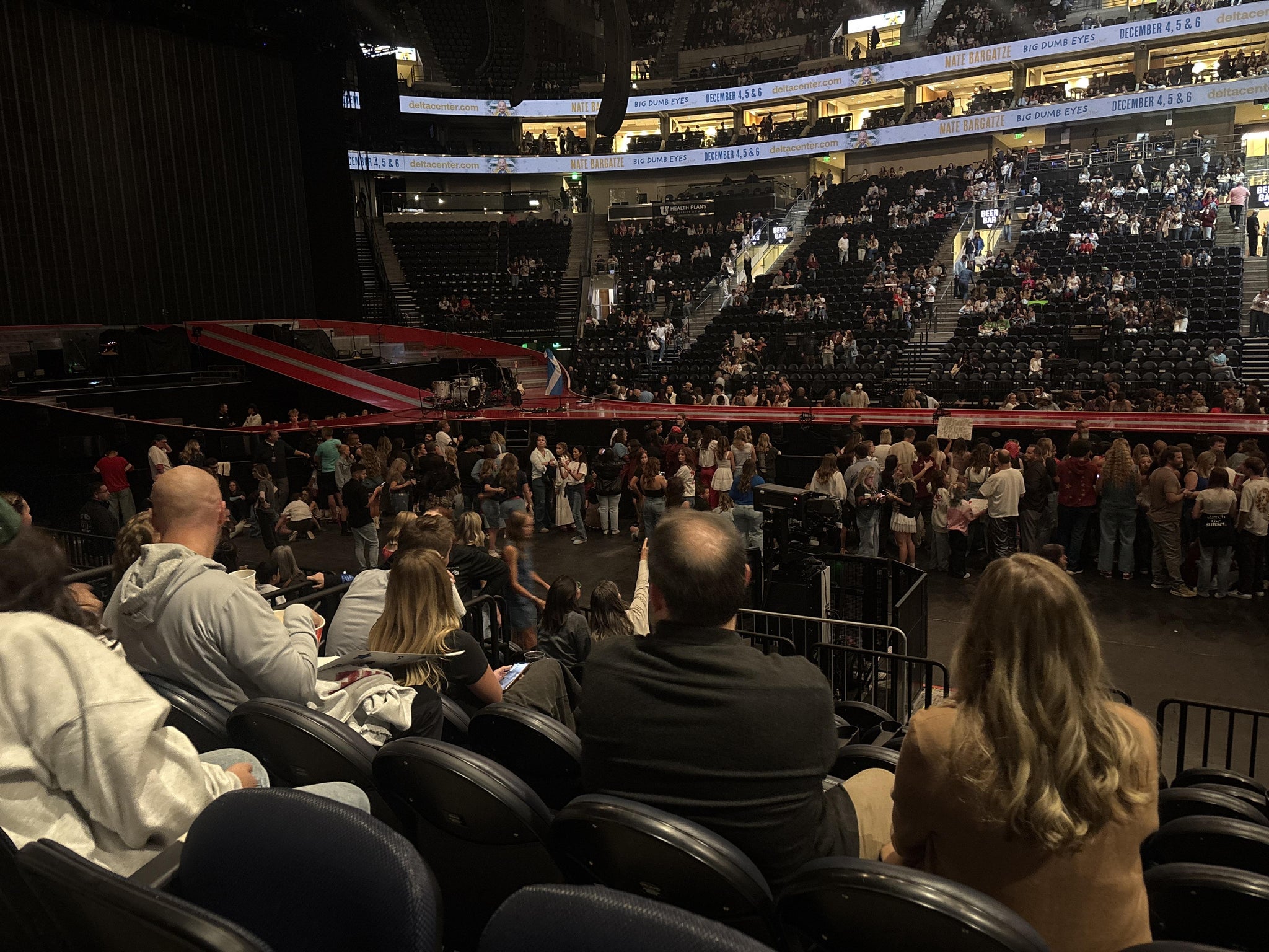 Real Fan View taken from Section 7 at Delta Center by Pricella F