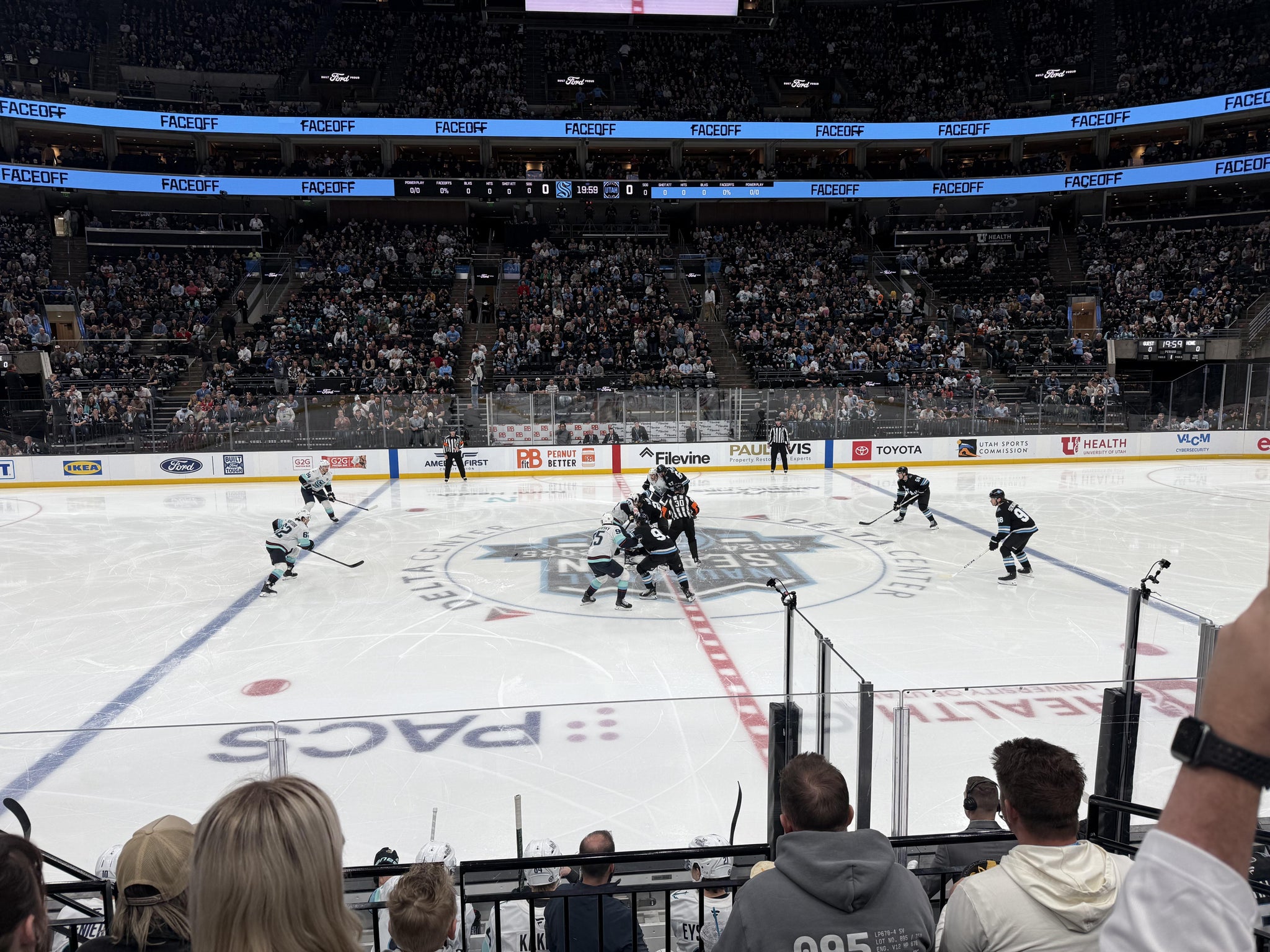 Real Fan View taken from Section 7 at Delta Center by Jeremy L