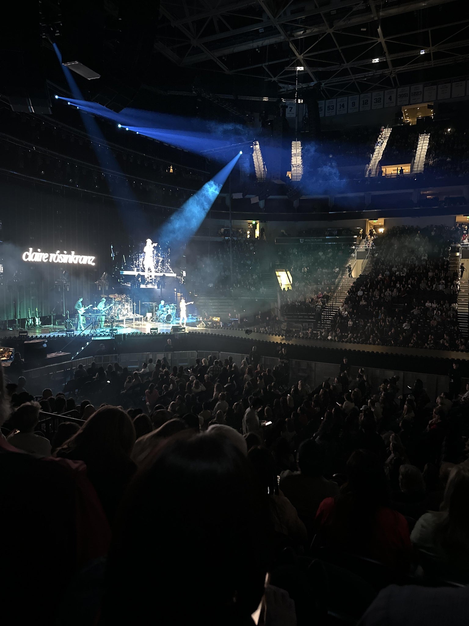 Real Fan View taken from Section 8 at Delta Center by Theresa S