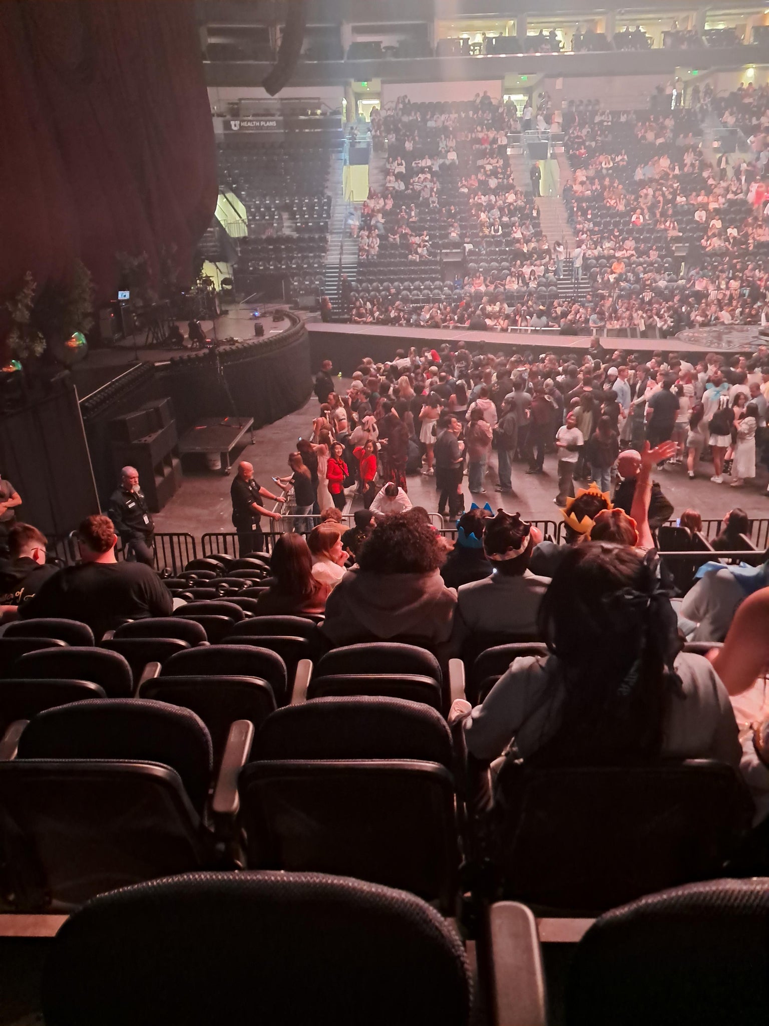 Real Fan View taken from Section 8 at Delta Center by Pamela H