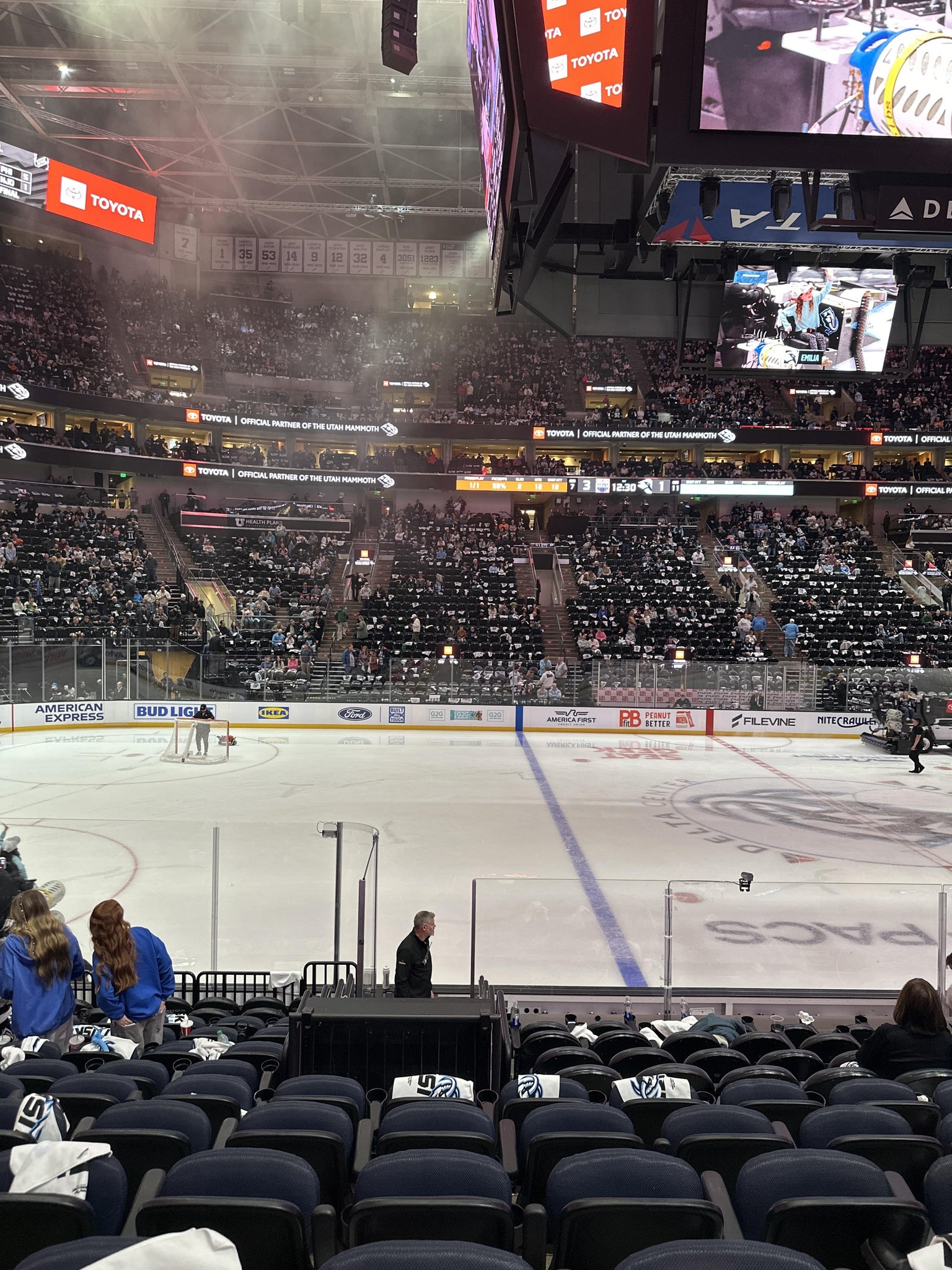 Real Fan View taken from Section 8 at Delta Center by Bostin C