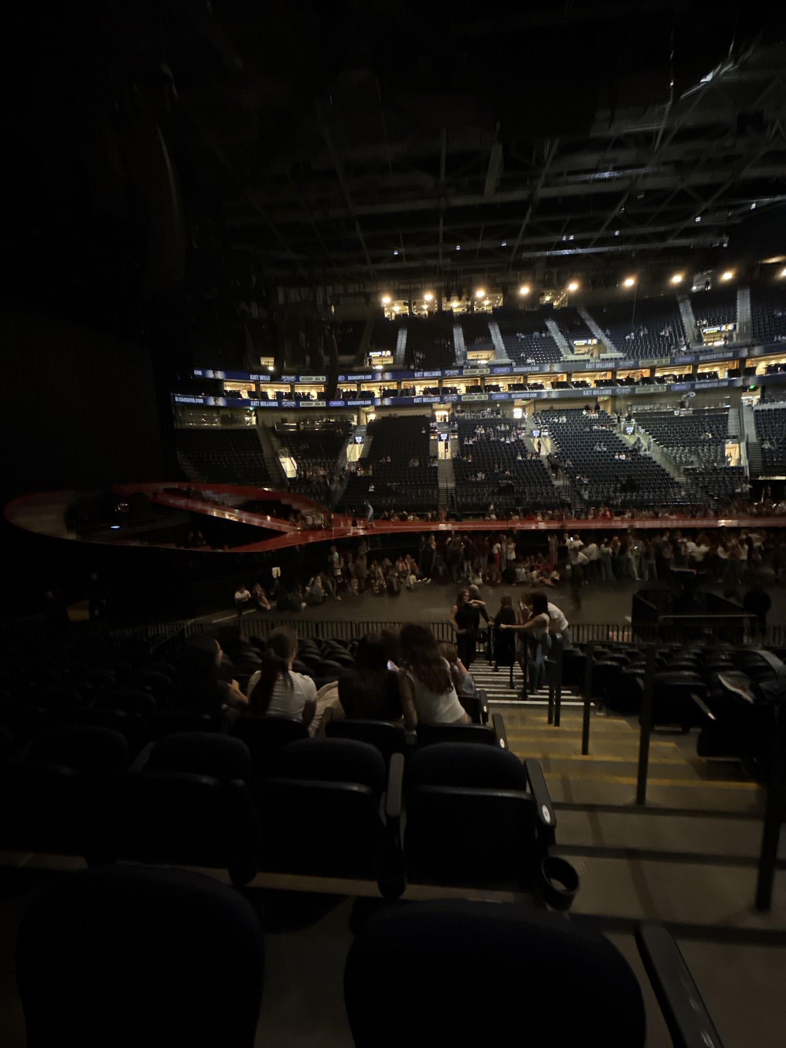 Real Fan View taken from Section 8 at Delta Center by Spencer E