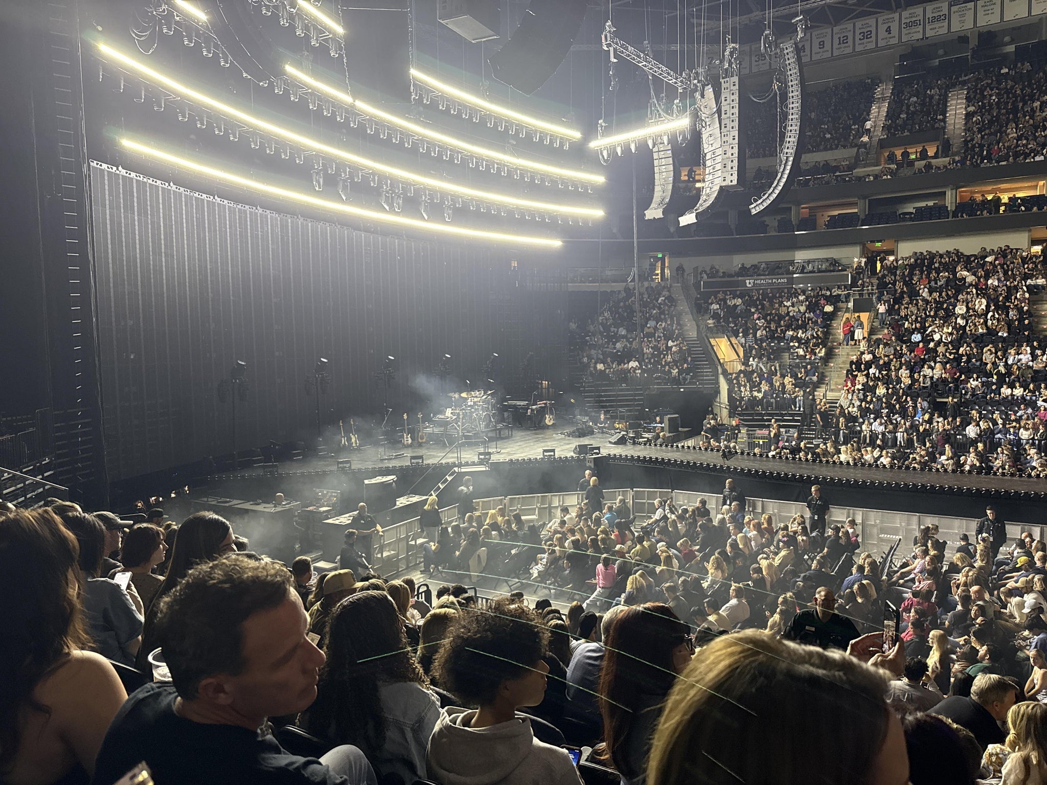 Real Fan View taken from Section 8 at Delta Center by Joanna A