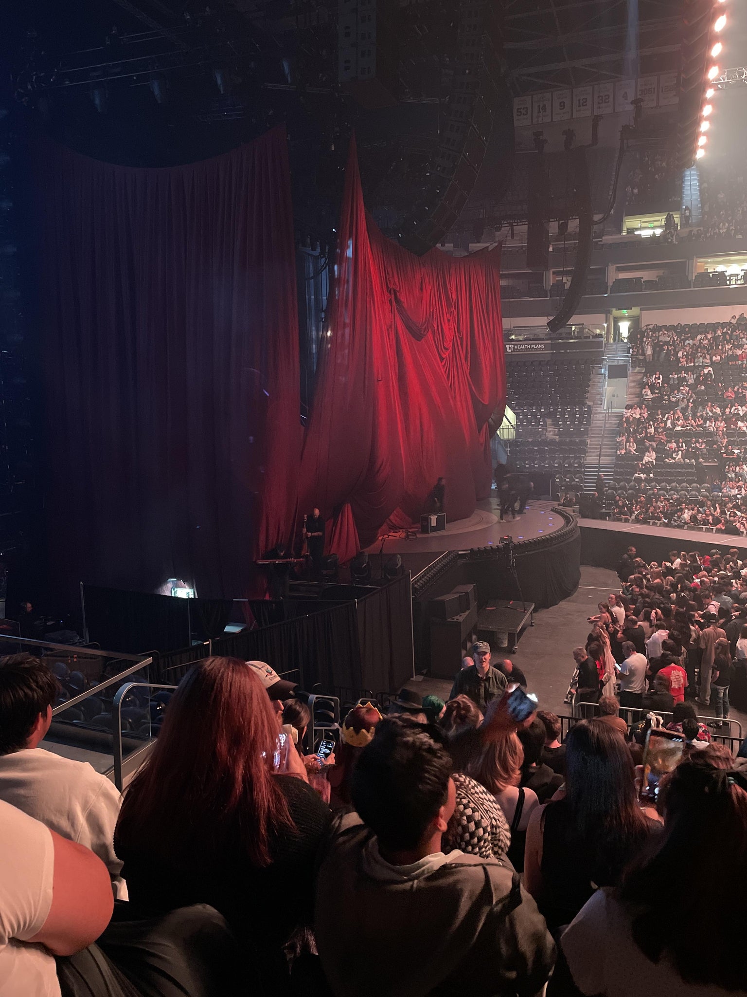 Real Fan View taken from Section 8 at Delta Center by Maria A
