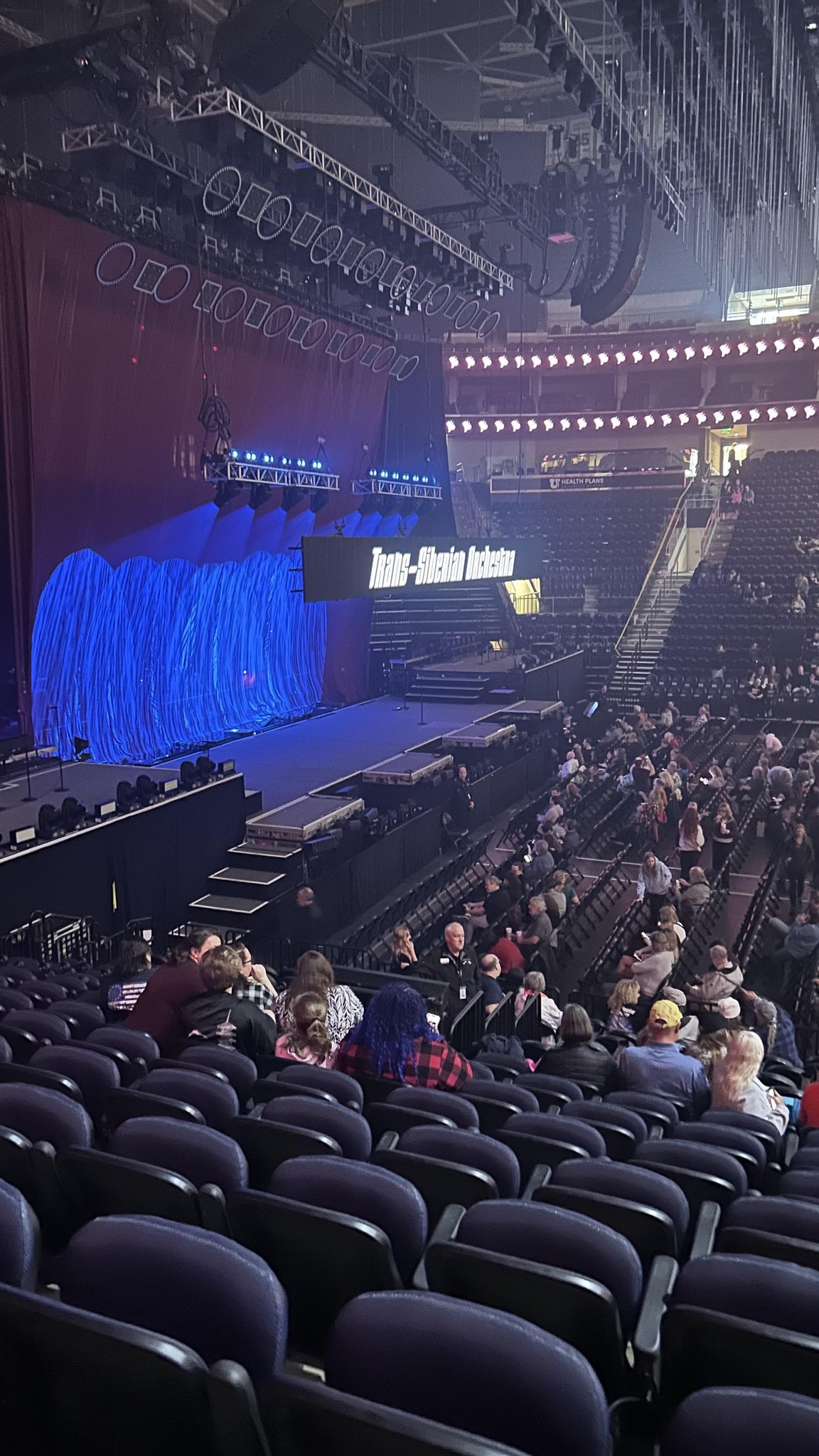 Real Fan View taken from Section 8 at Delta Center by Gina W