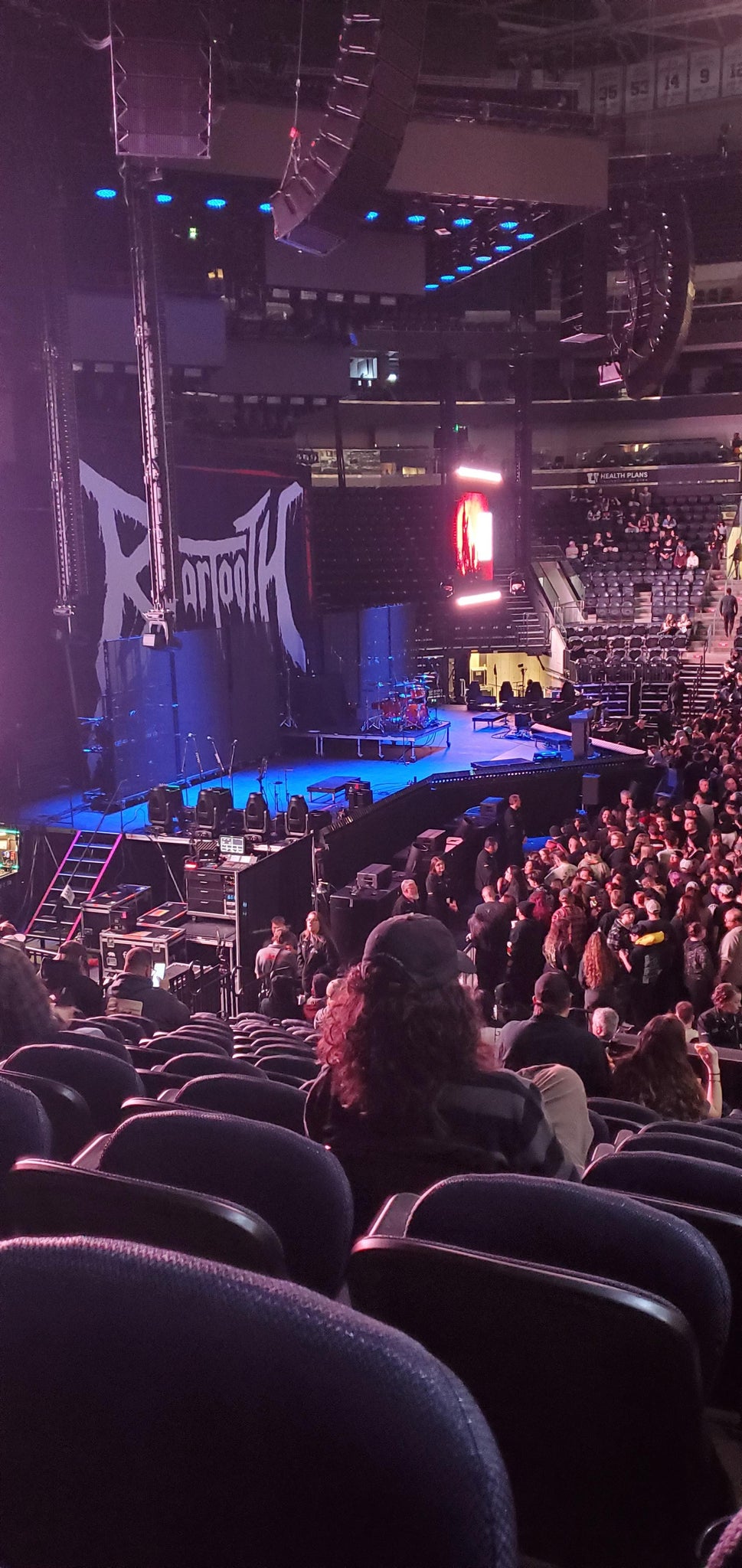 Real Fan View taken from Section 8 at Delta Center by Leah M