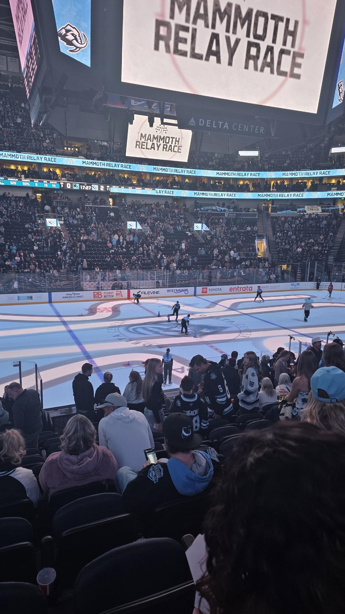 Real Fan View taken from Section 8 at Delta Center by Anthon G