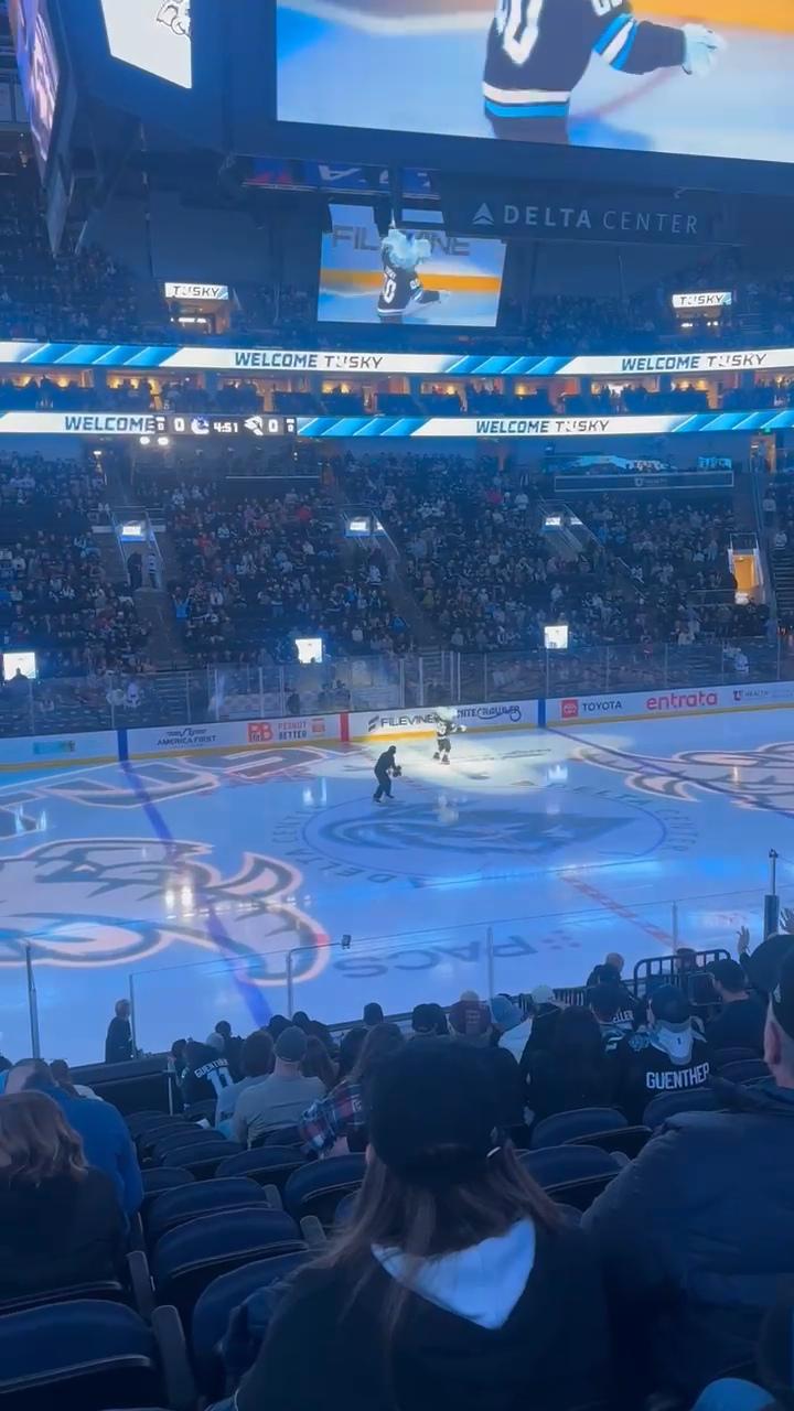 Real Fan View taken from Section 8 at Delta Center by Eboni T