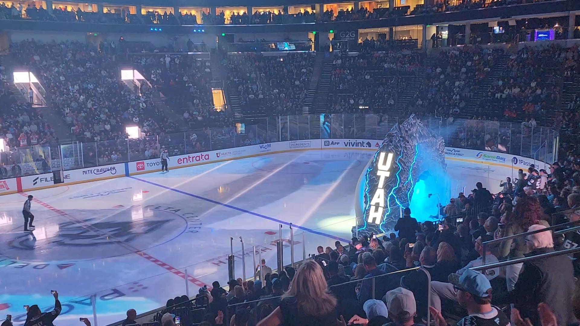 Real Fan View taken from Section 8 at Delta Center by Beth C