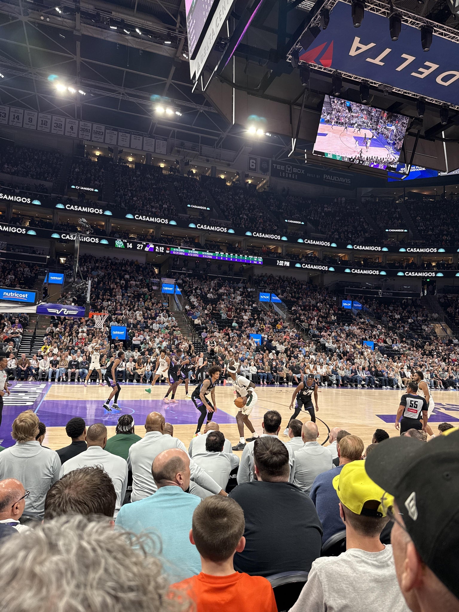 Real Fan View taken from Section 8 at Delta Center by Jacinta S