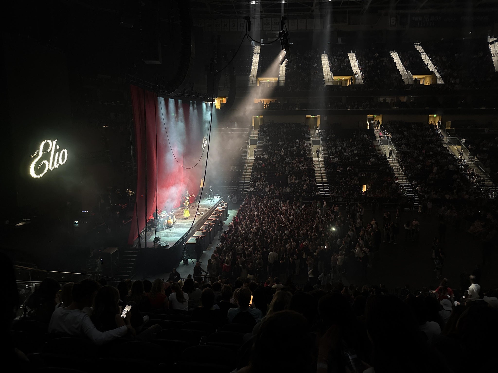 Real Fan View taken from Section 8 at Delta Center by Brooke R