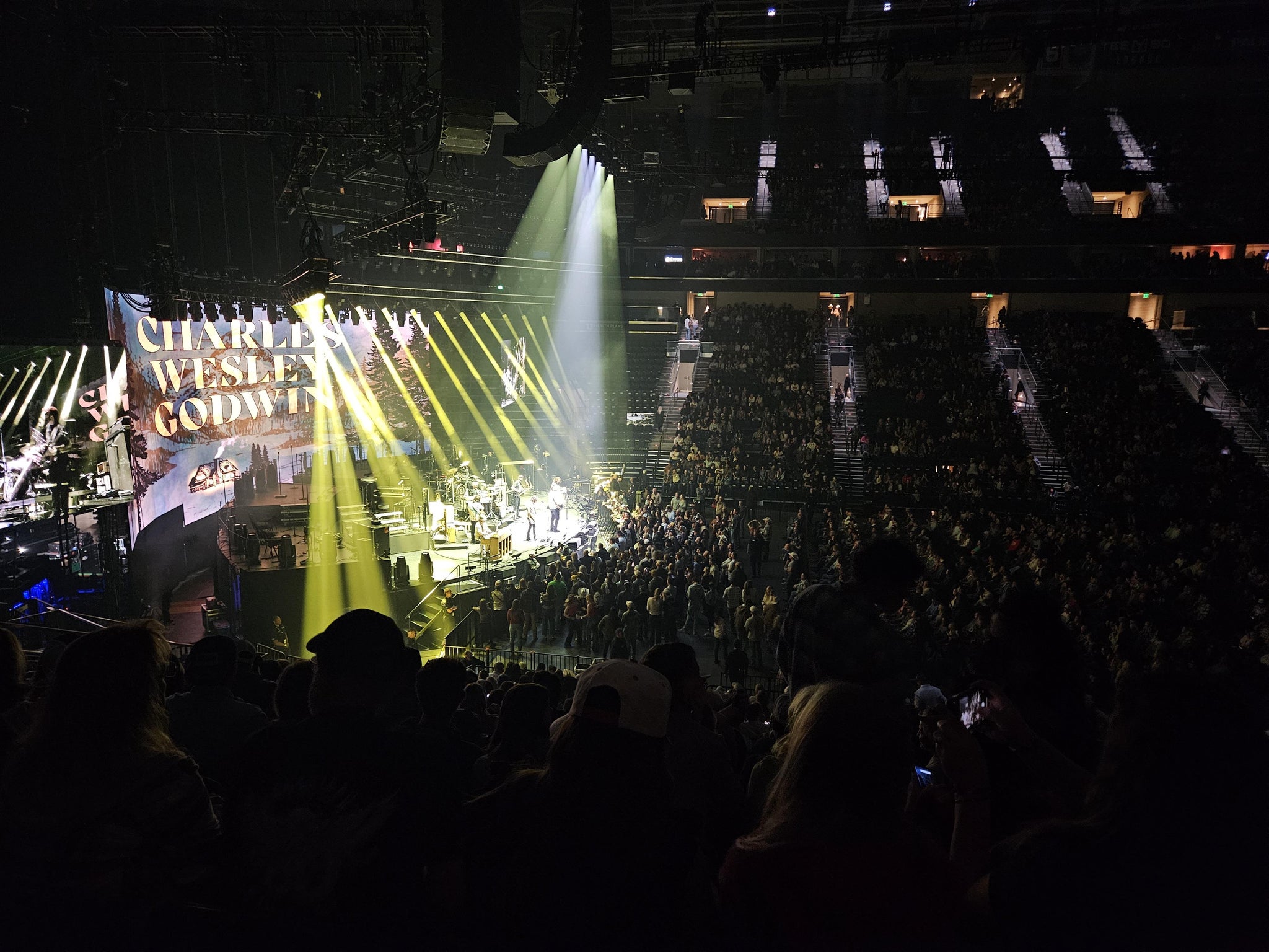 Real Fan View taken from Section 8 at Delta Center by Kyle W