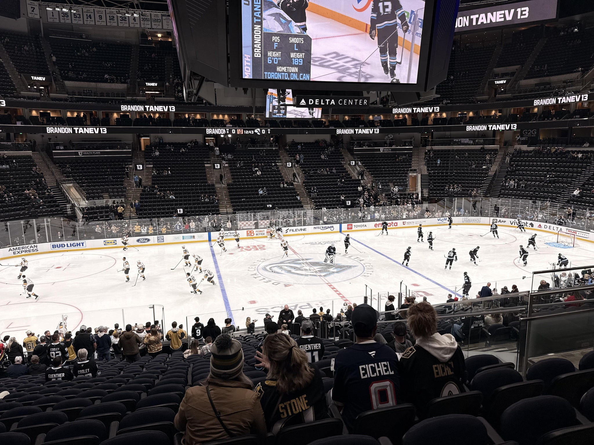 Real Fan View taken from Section 8 at Delta Center by Ashlee R