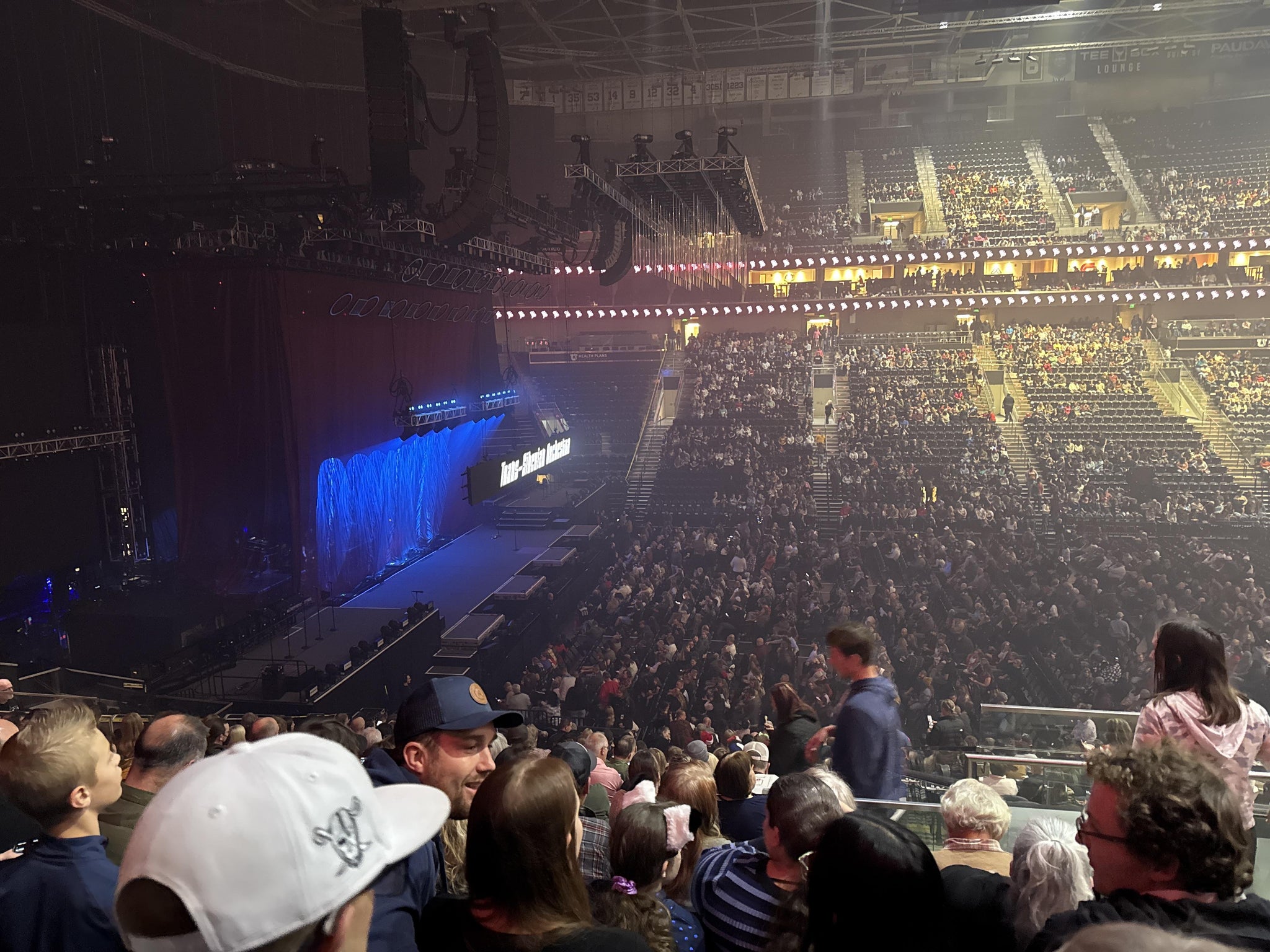 Real Fan View taken from Section 8 at Delta Center by James V