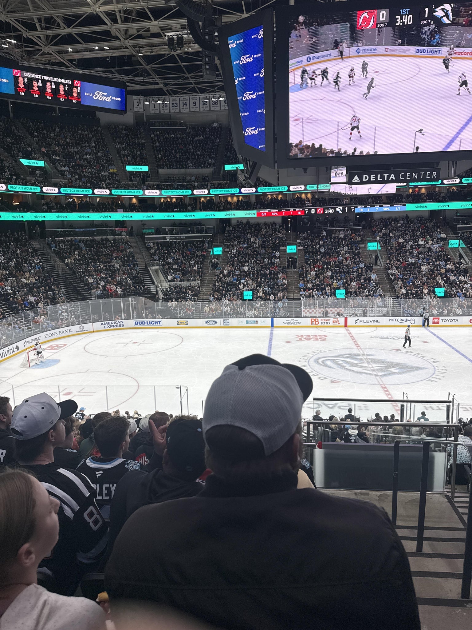 Real Fan View taken from Section 8 at Delta Center by Zachariah J