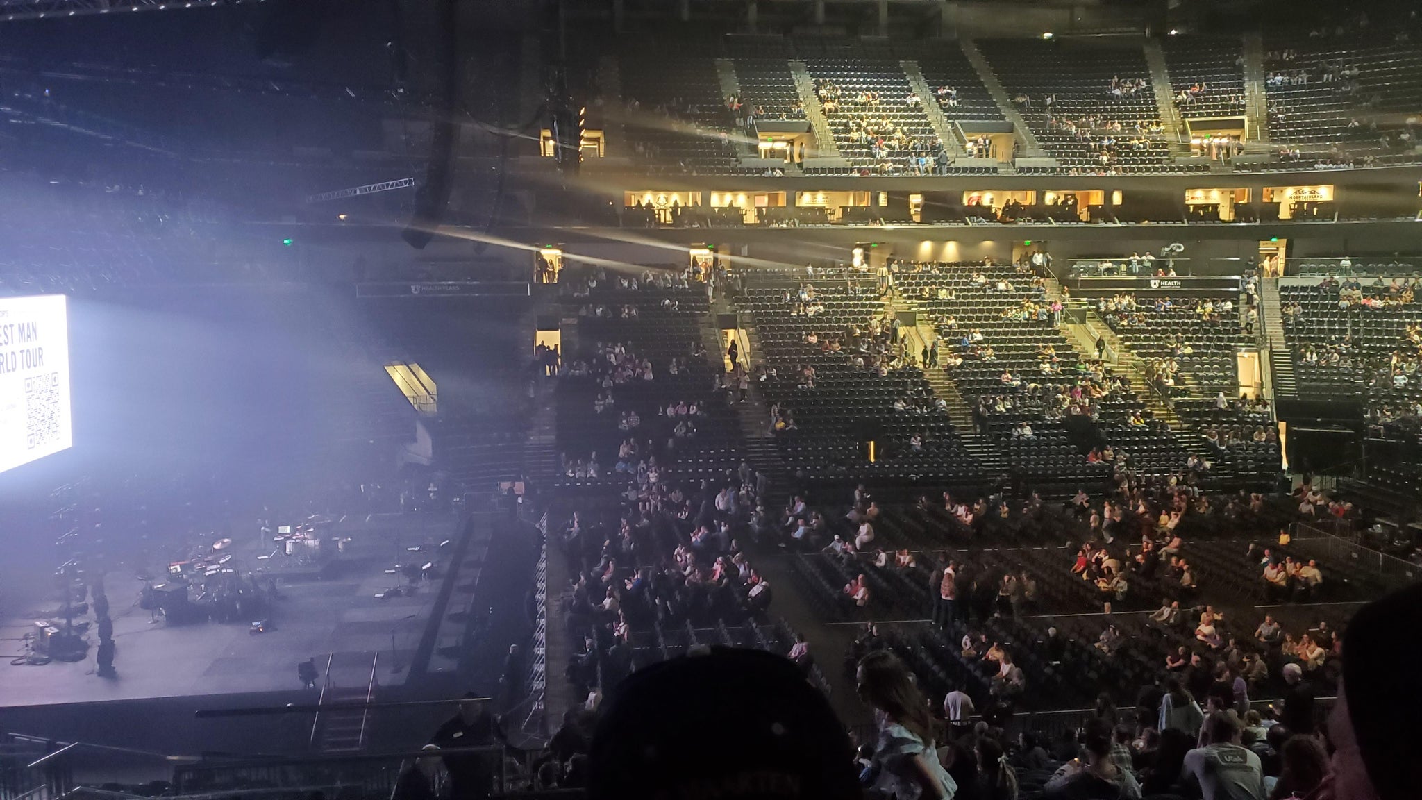 Real Fan View taken from Section 8 at Delta Center by Mei C