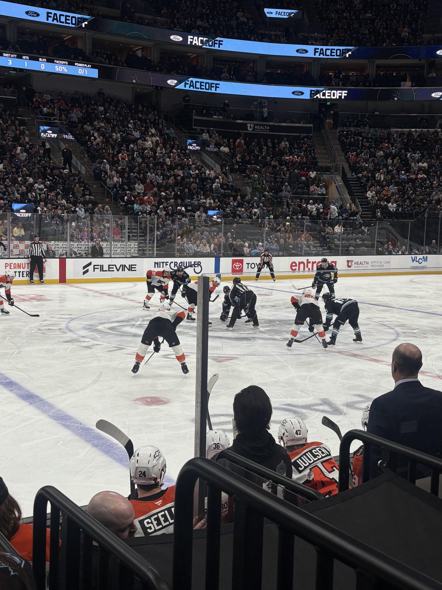 Real Fan View taken from Section 8 at Delta Center by Adrianna K