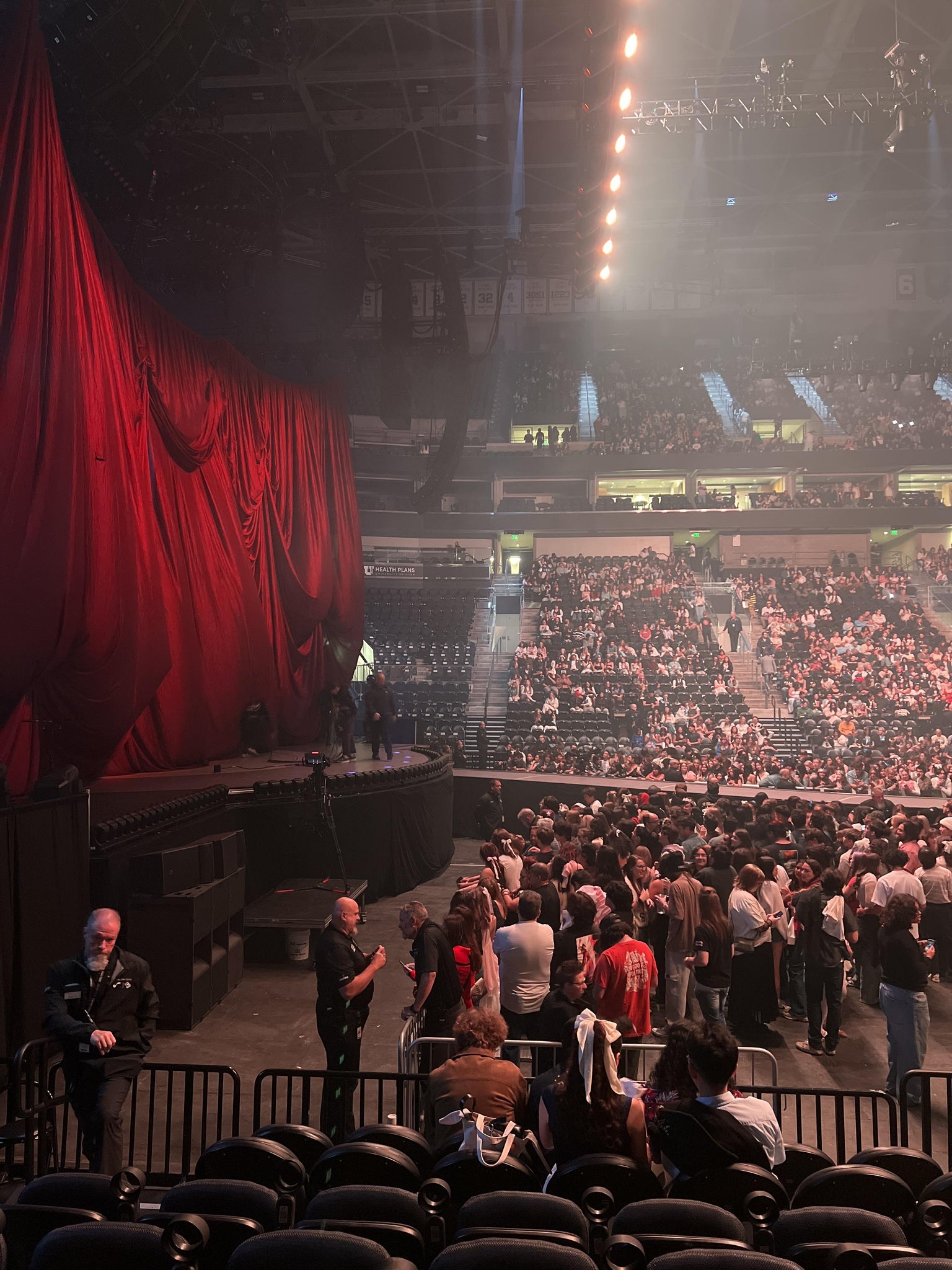 Real Fan View taken from Section 8 at Delta Center by Elysia N