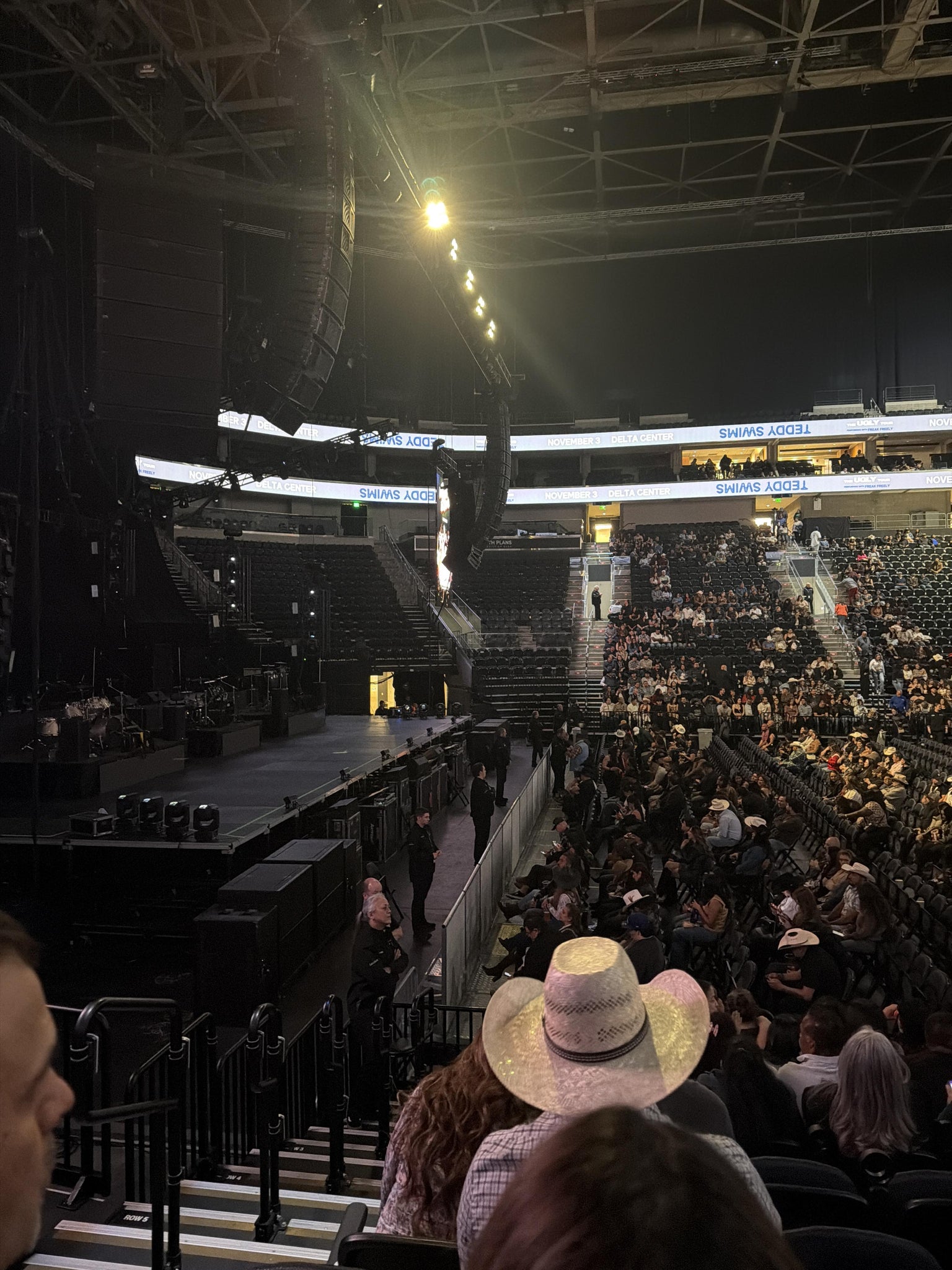 Real Fan View taken from Section 8 at Delta Center by Yanira R