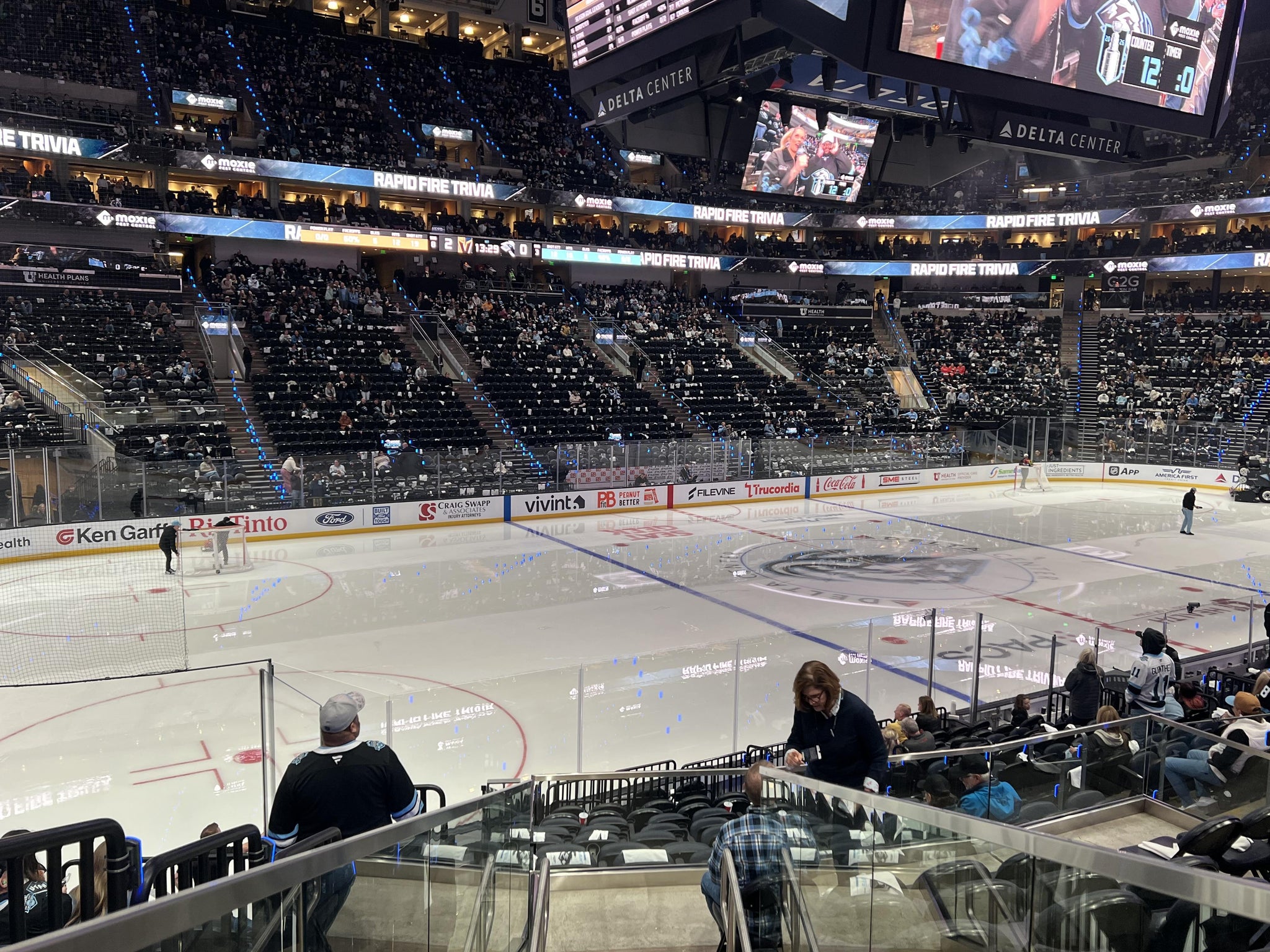 Real Fan View taken from Section 9 at Delta Center by Oliver E