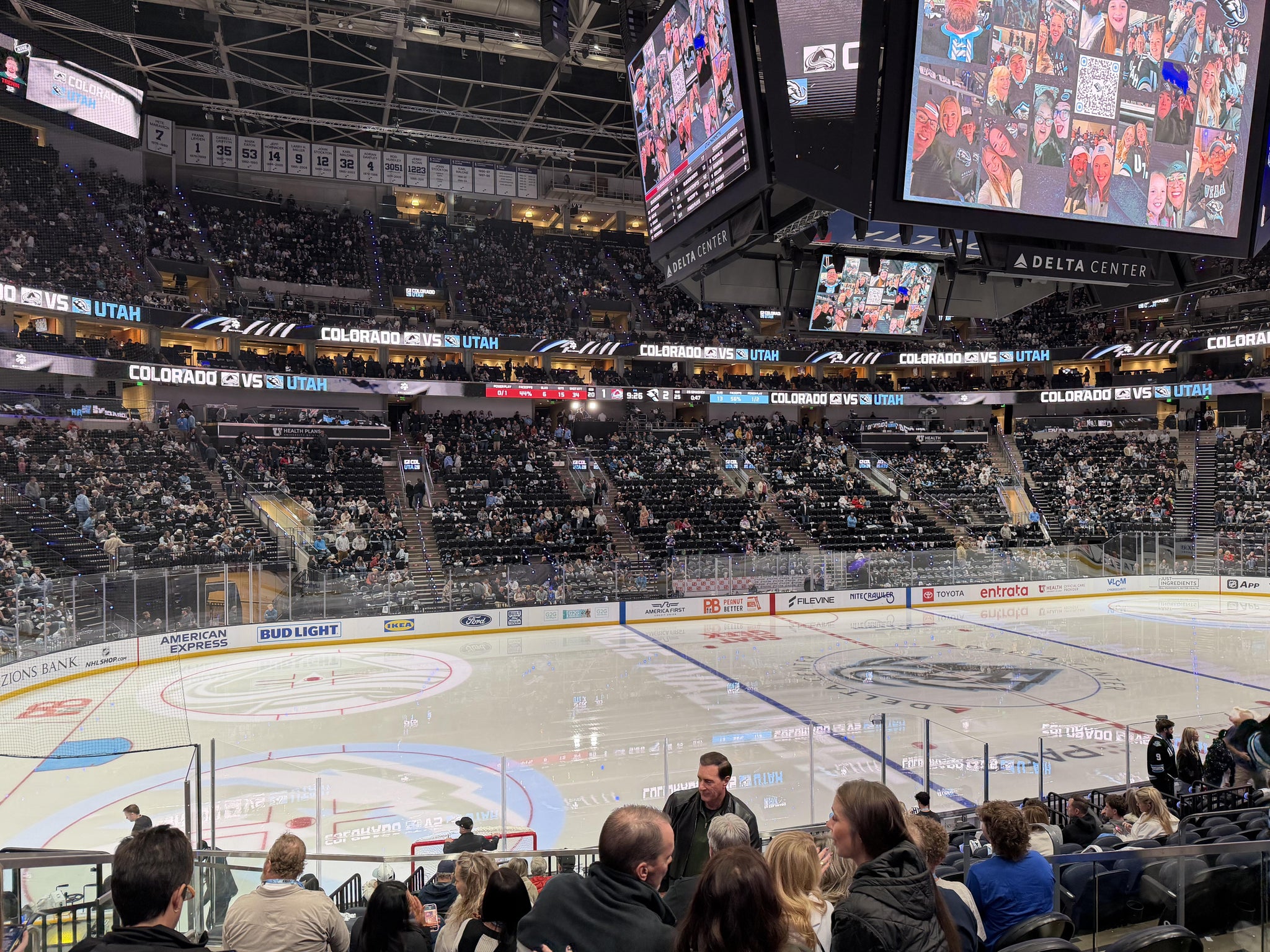 Real Fan View taken from Section 9 at Delta Center by Austin W