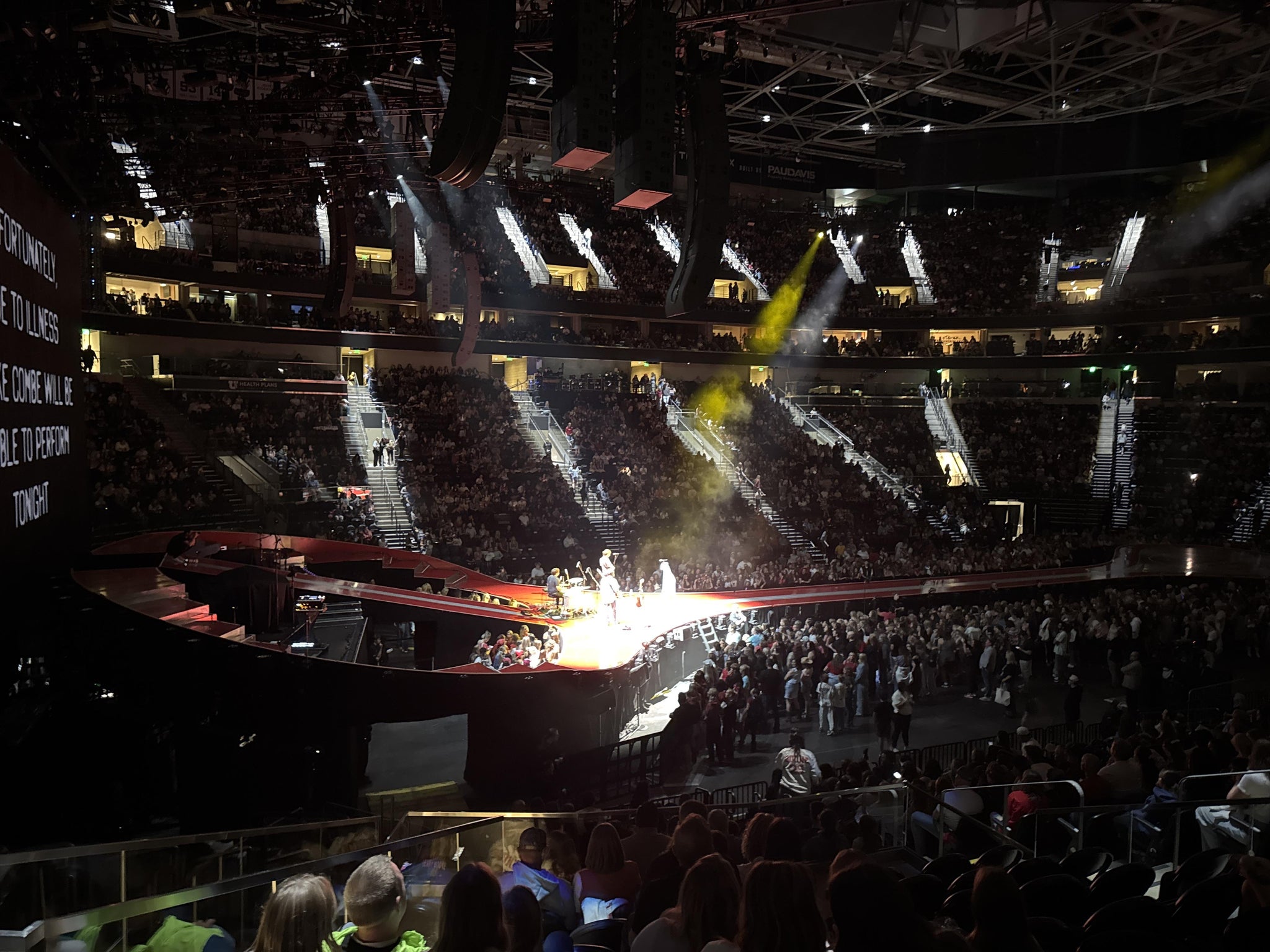 Real Fan View taken from Section 9 at Delta Center by Bryan W