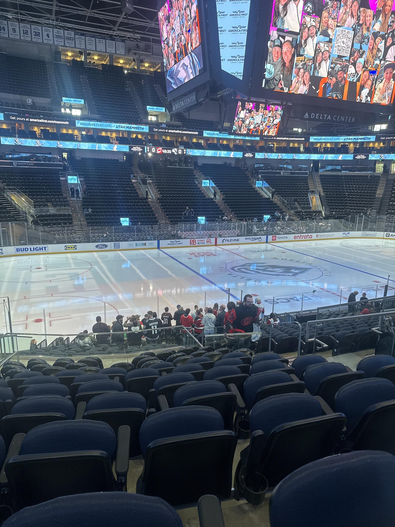 Real Fan View taken from Section 9 at Delta Center by Jaimee M