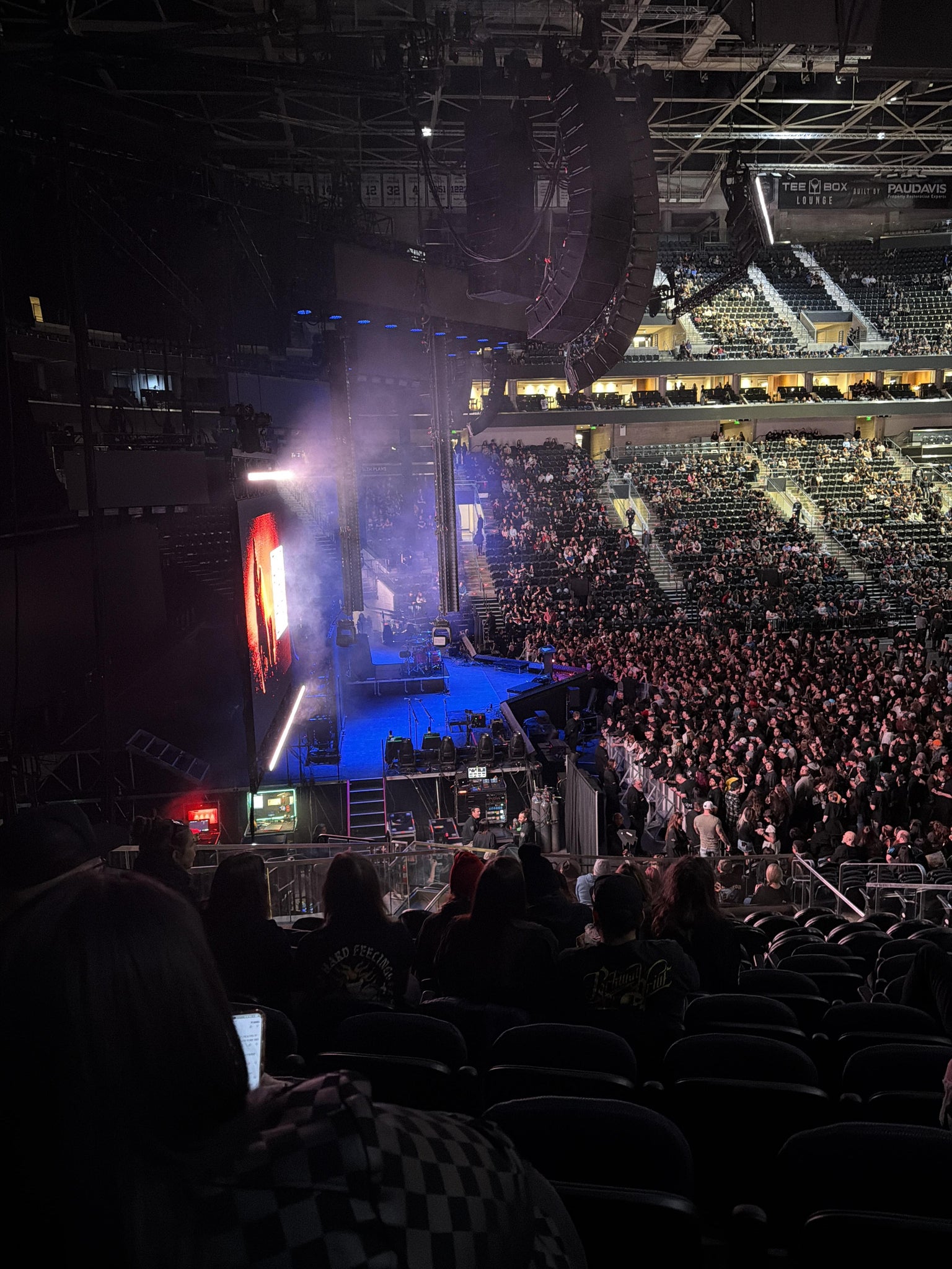 Real Fan View taken from Section 9 at Delta Center by Matthew M