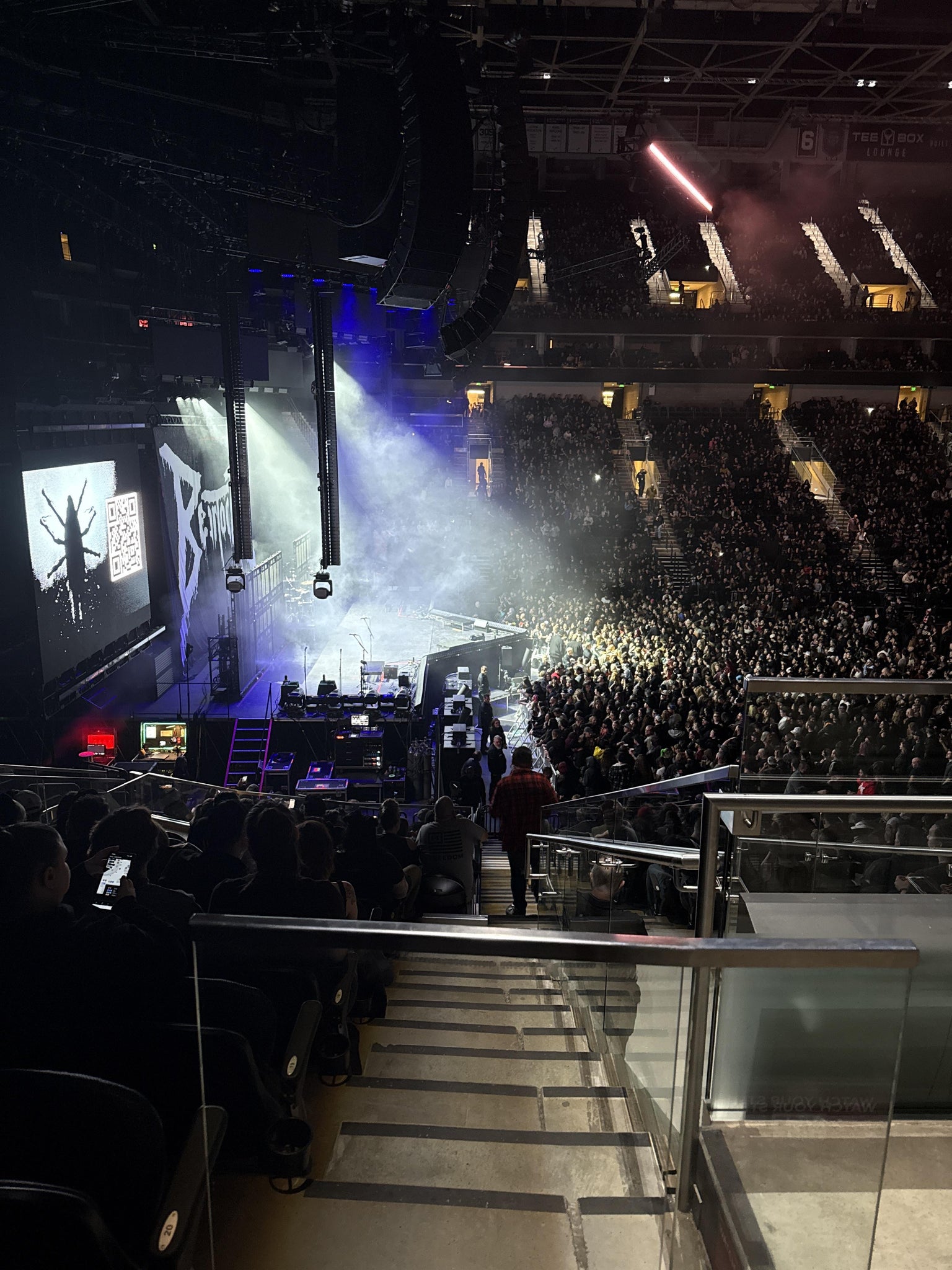 Real Fan View taken from Section 9 at Delta Center by Glenda C