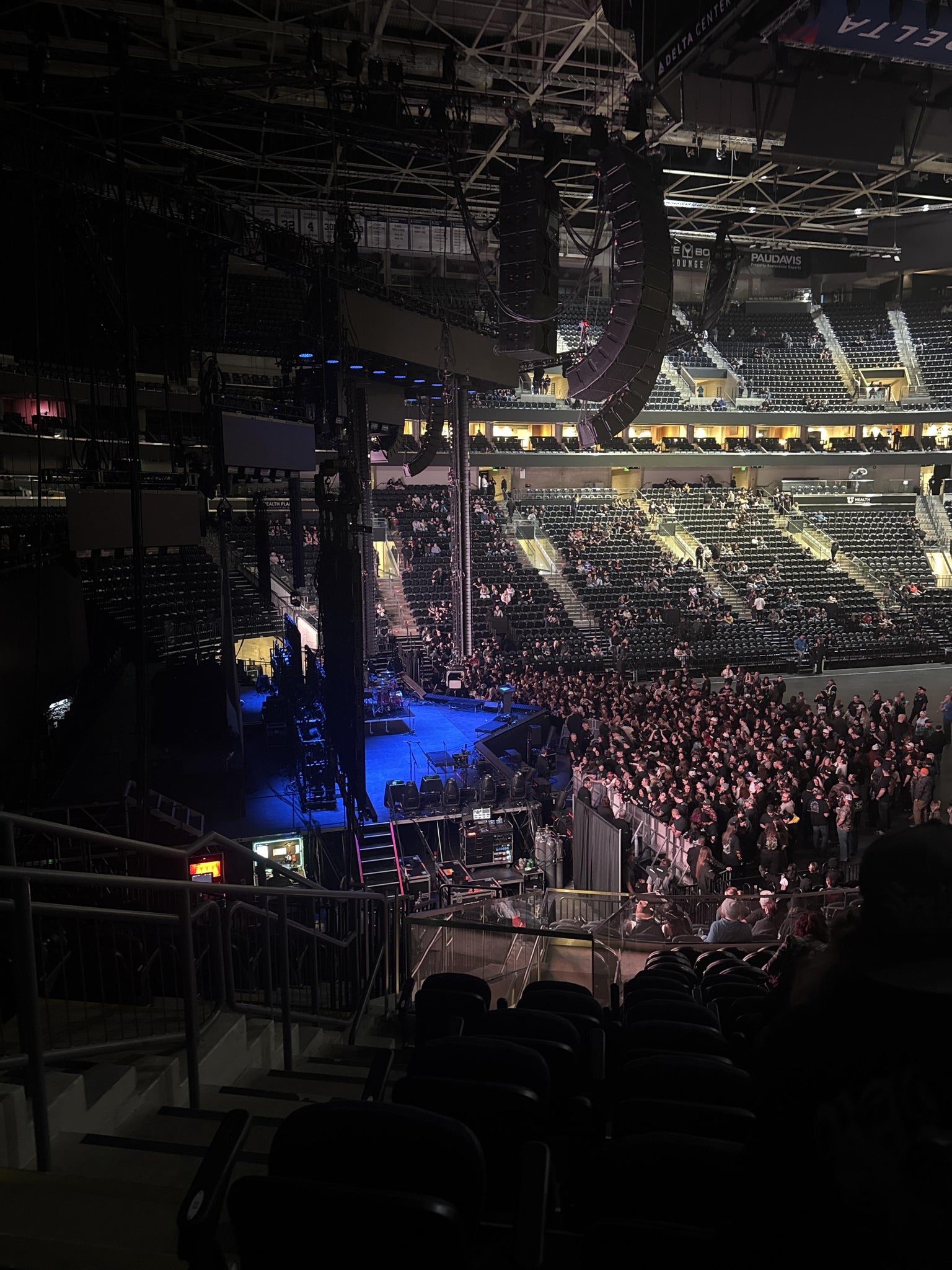 Real Fan View taken from Section 9 at Delta Center by Kelsey B