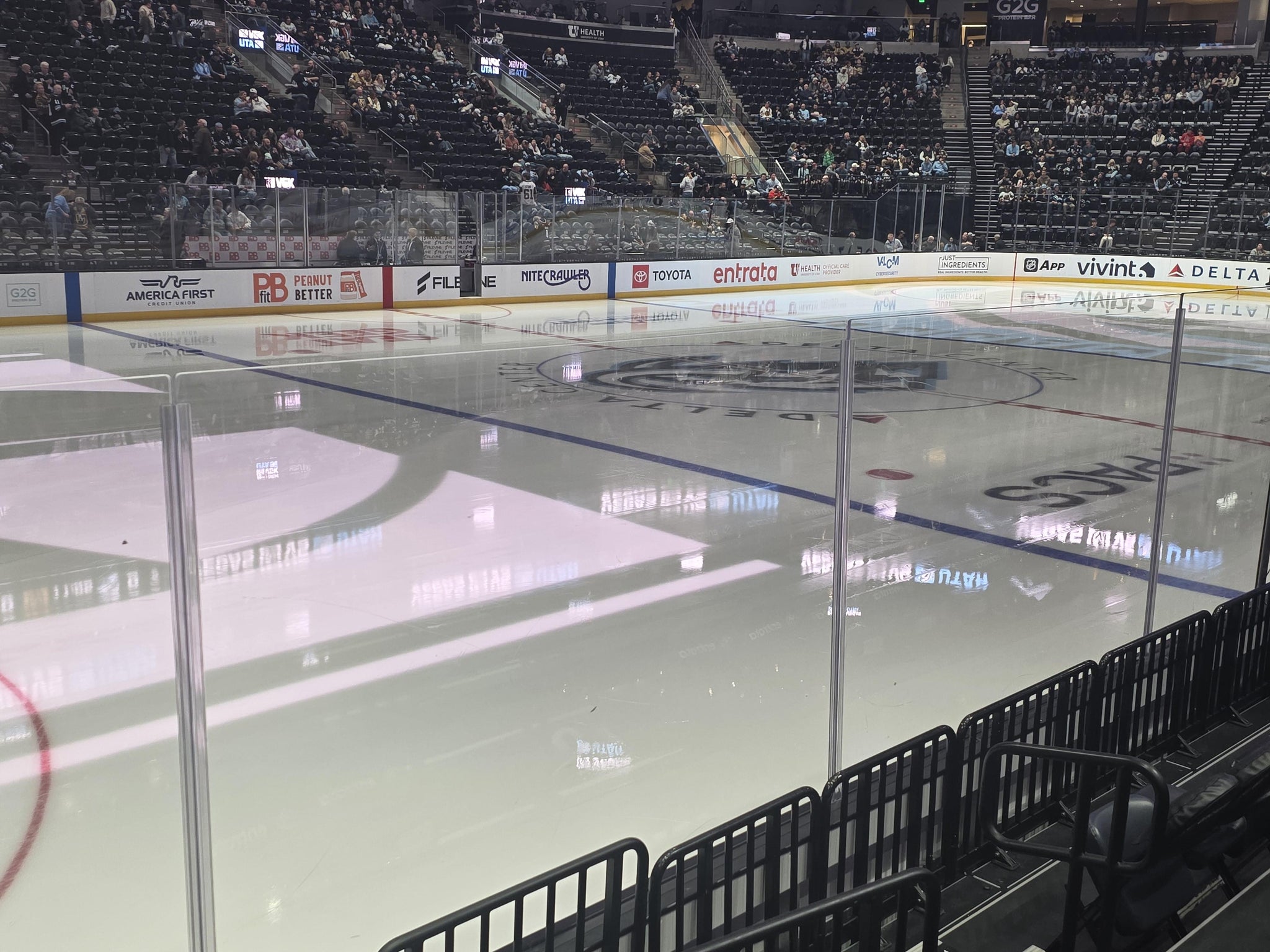 Real Fan View taken from Section 9 at Delta Center by Scott C