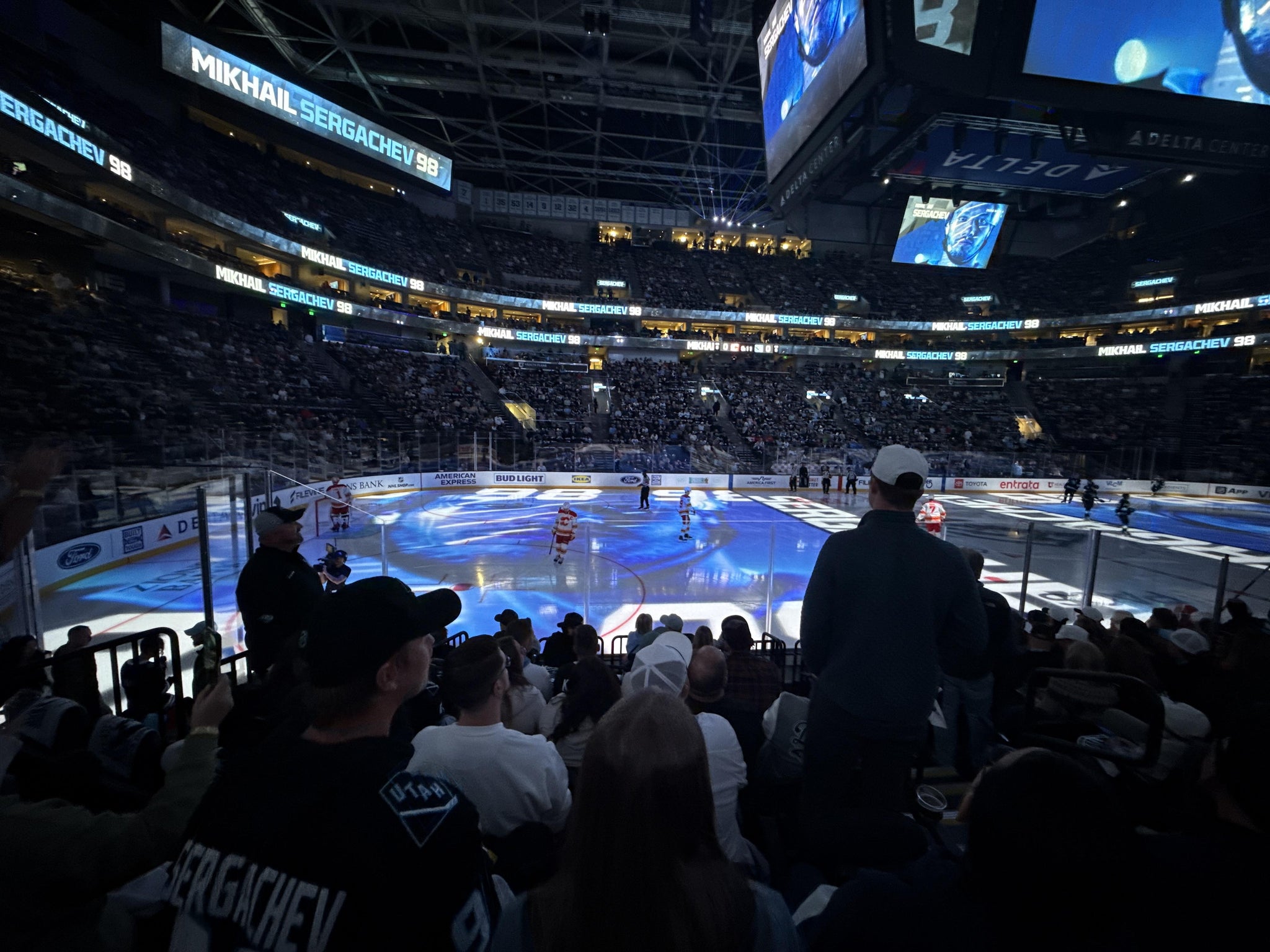 Real Fan View taken from Section 9 at Delta Center by Aaron F